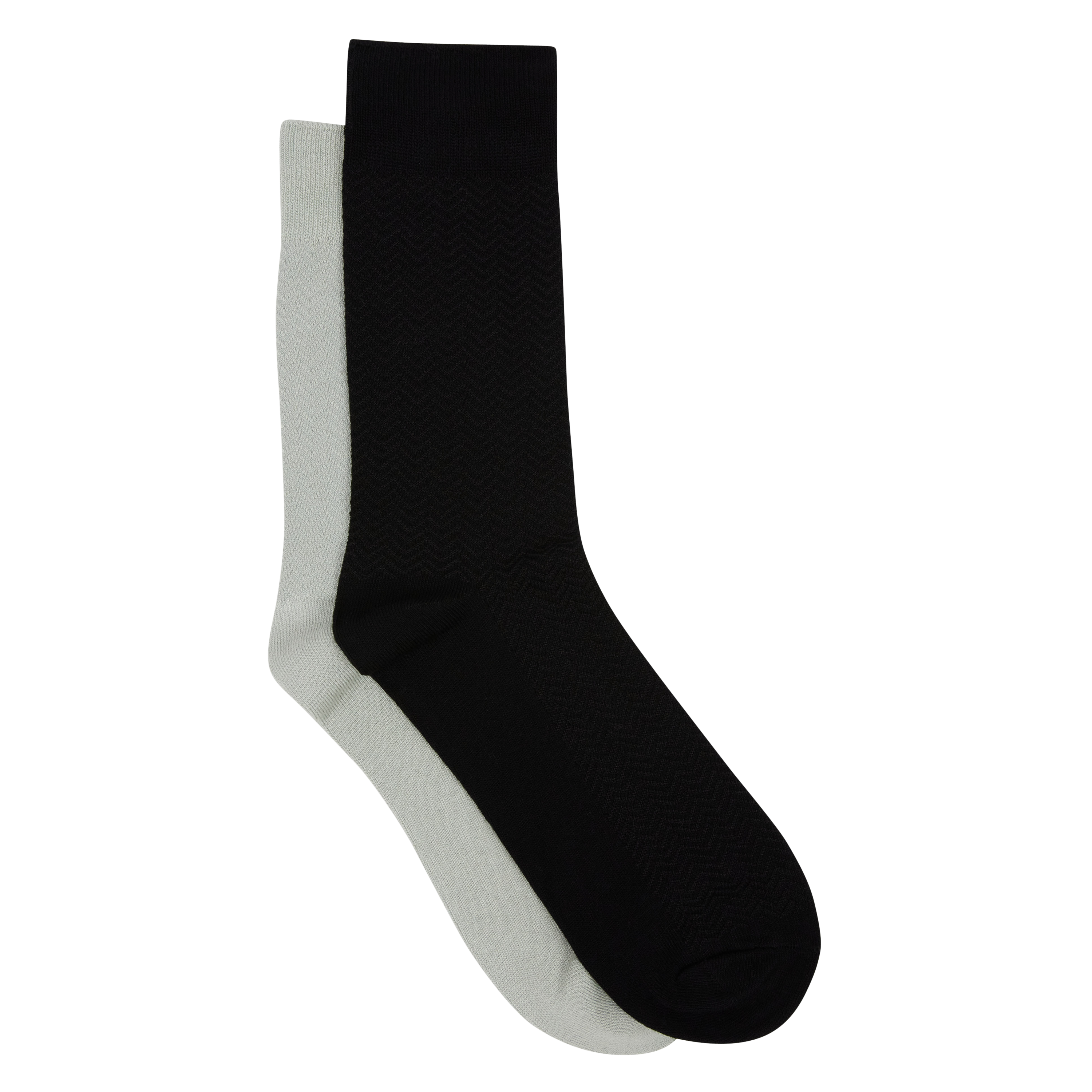 Textured 2 Pack Bamboo Socks