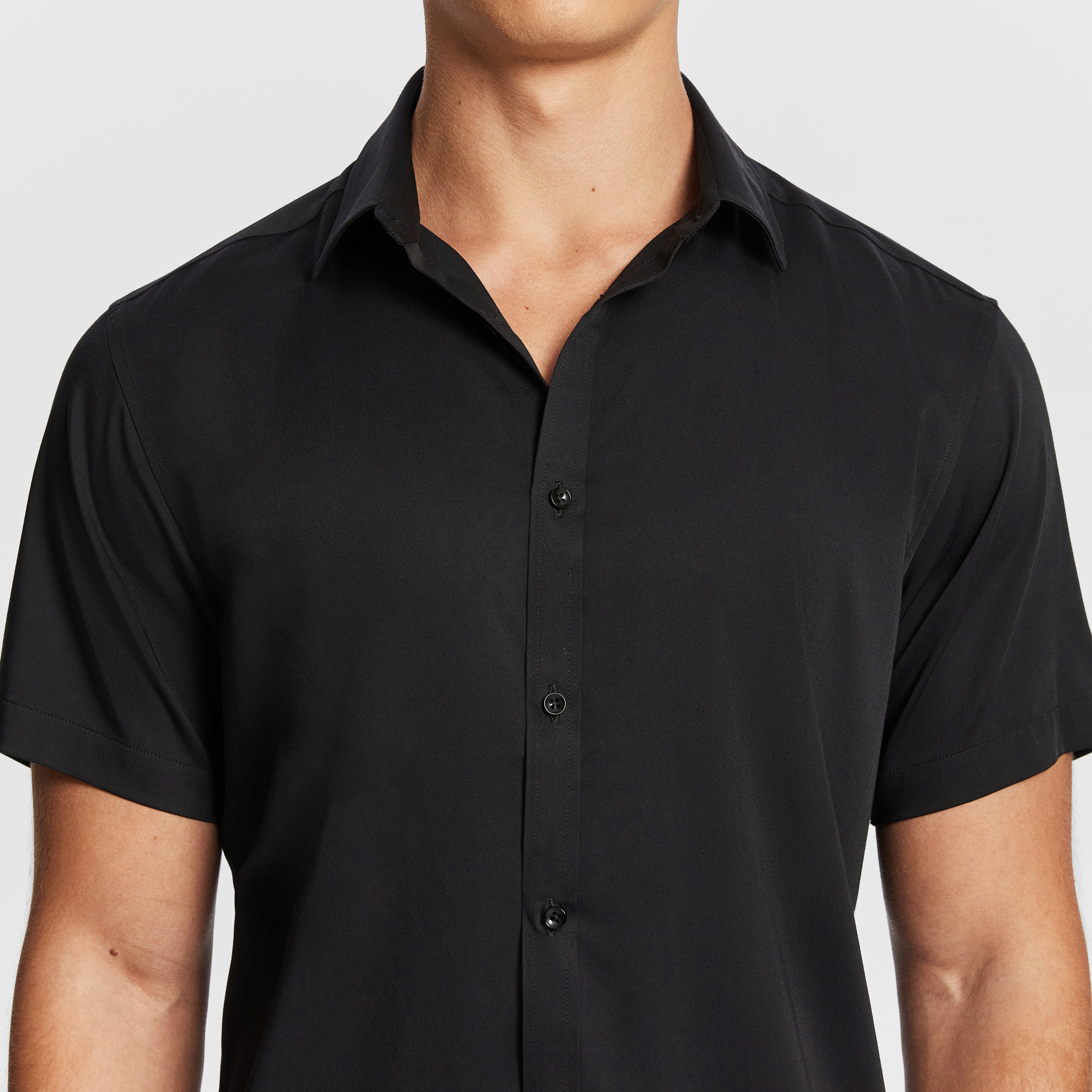 Black Heathcliff Bamboo Shirt