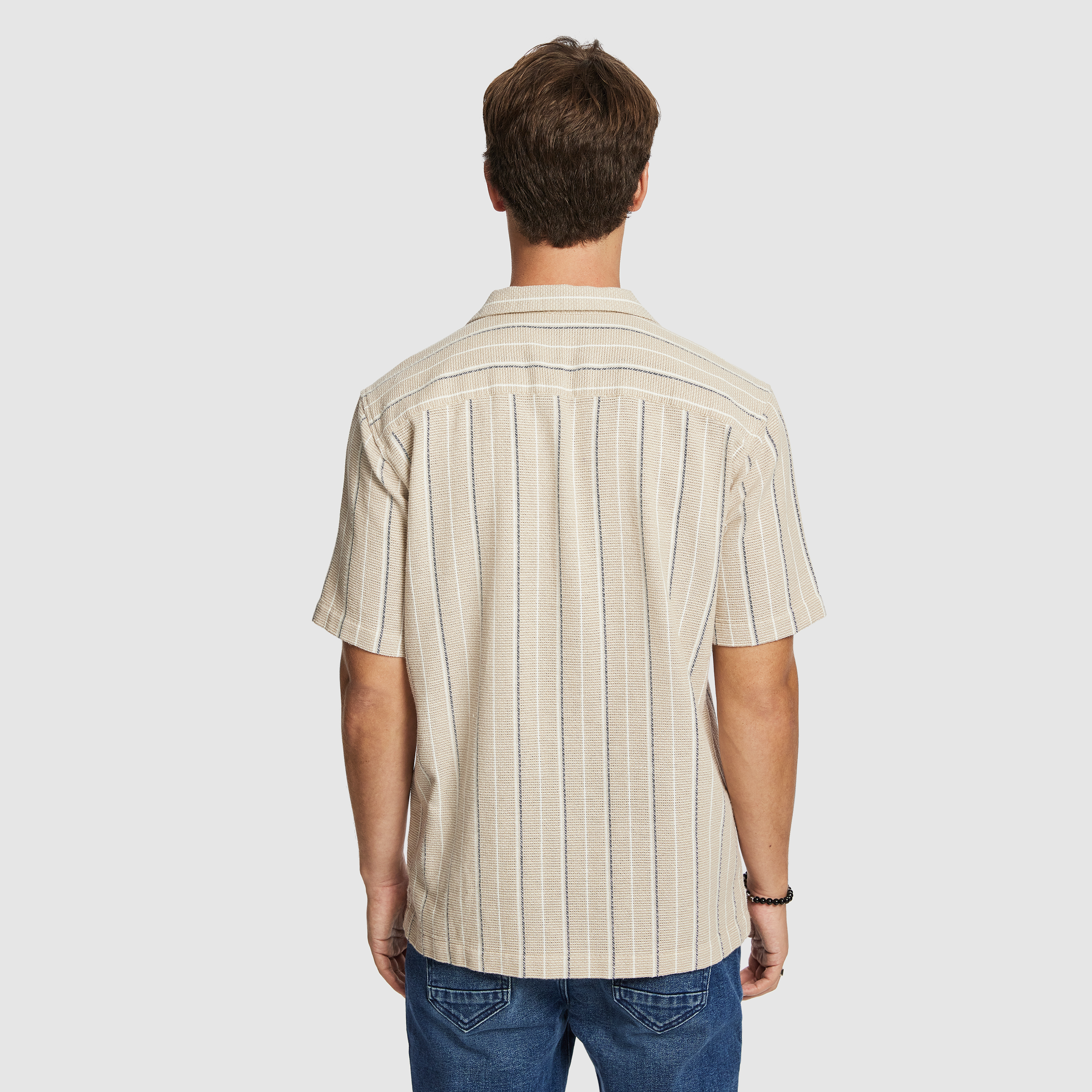 Natural Mauritius Stripe Shirt