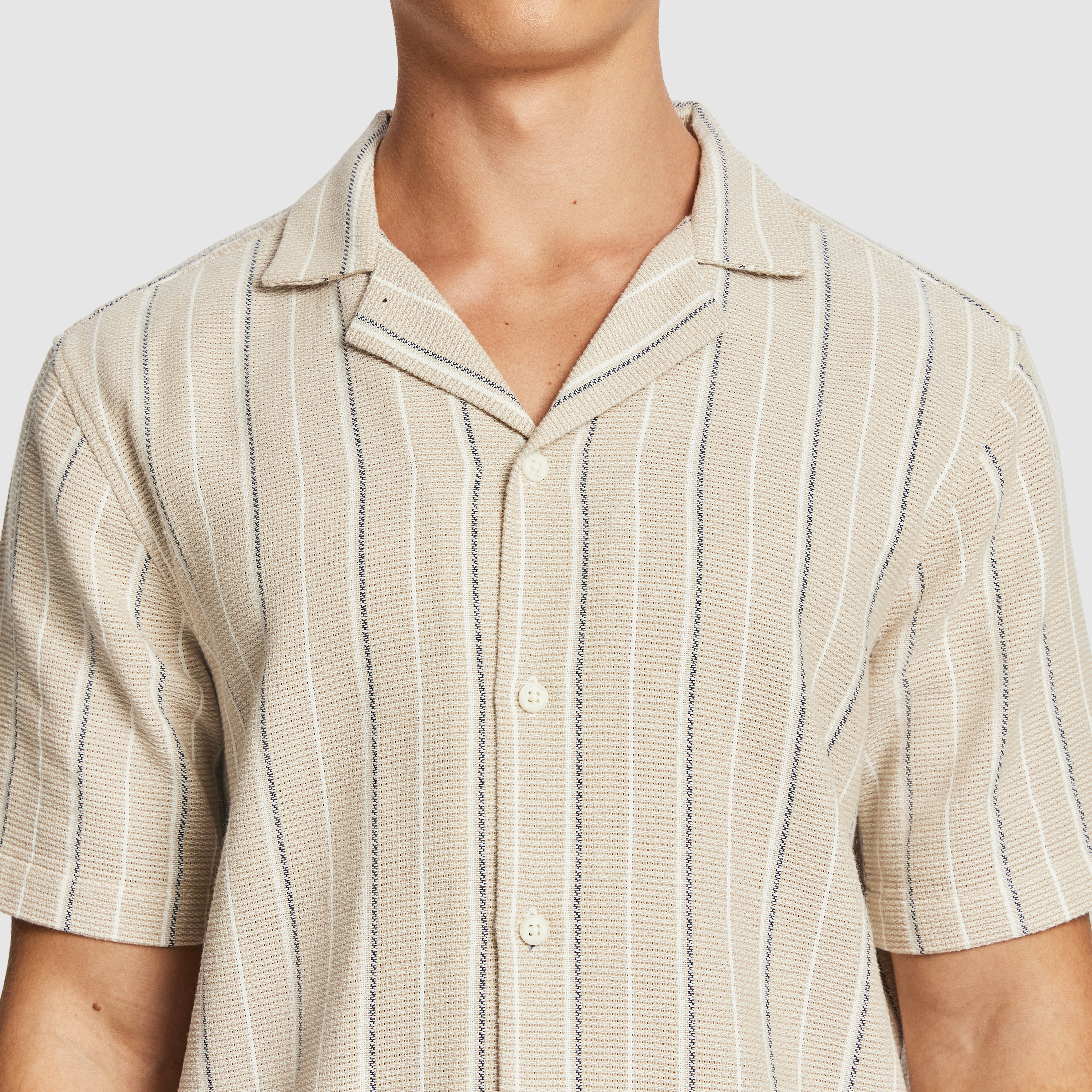 Natural Mauritius Stripe Shirt
