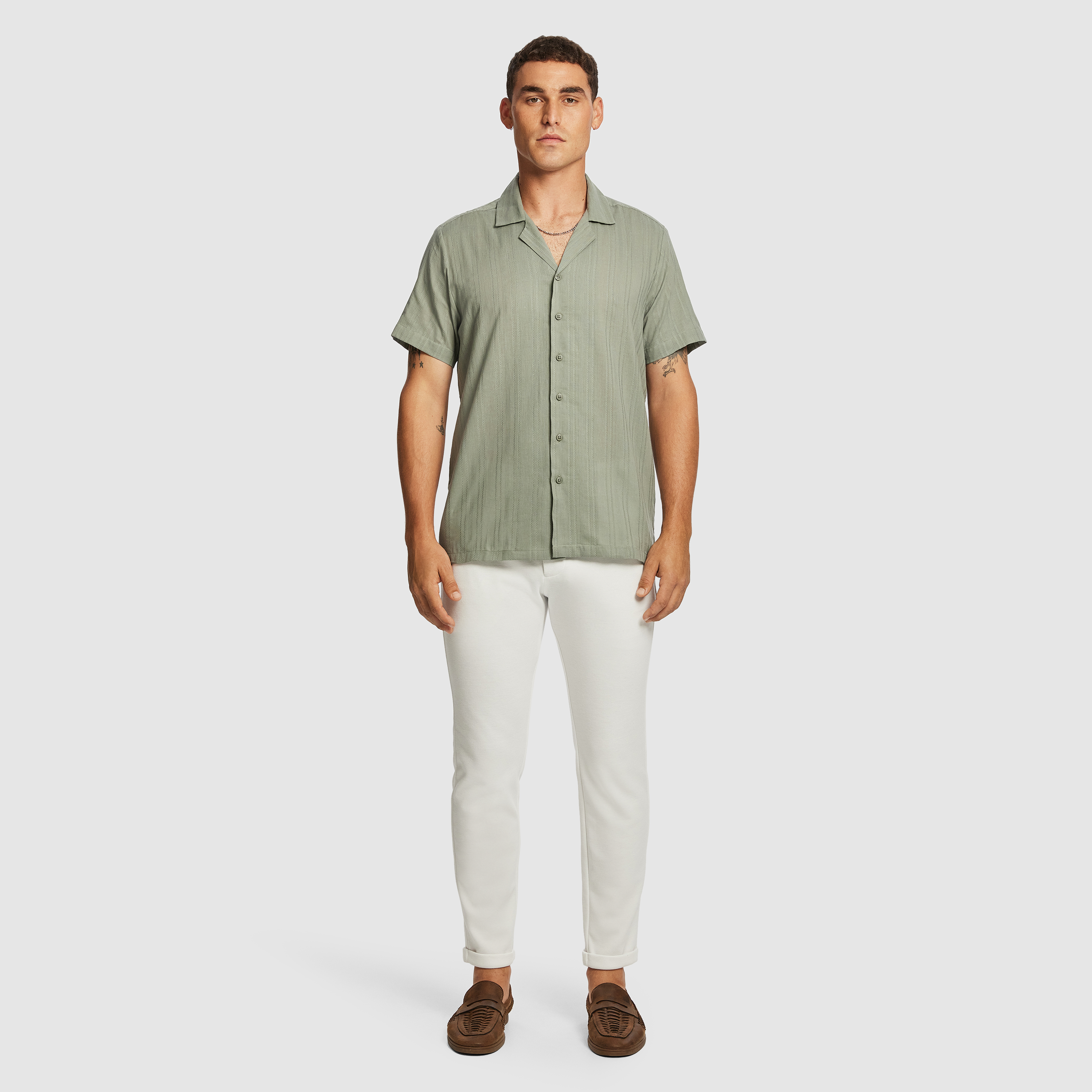 Sage Reef Textured Shirt