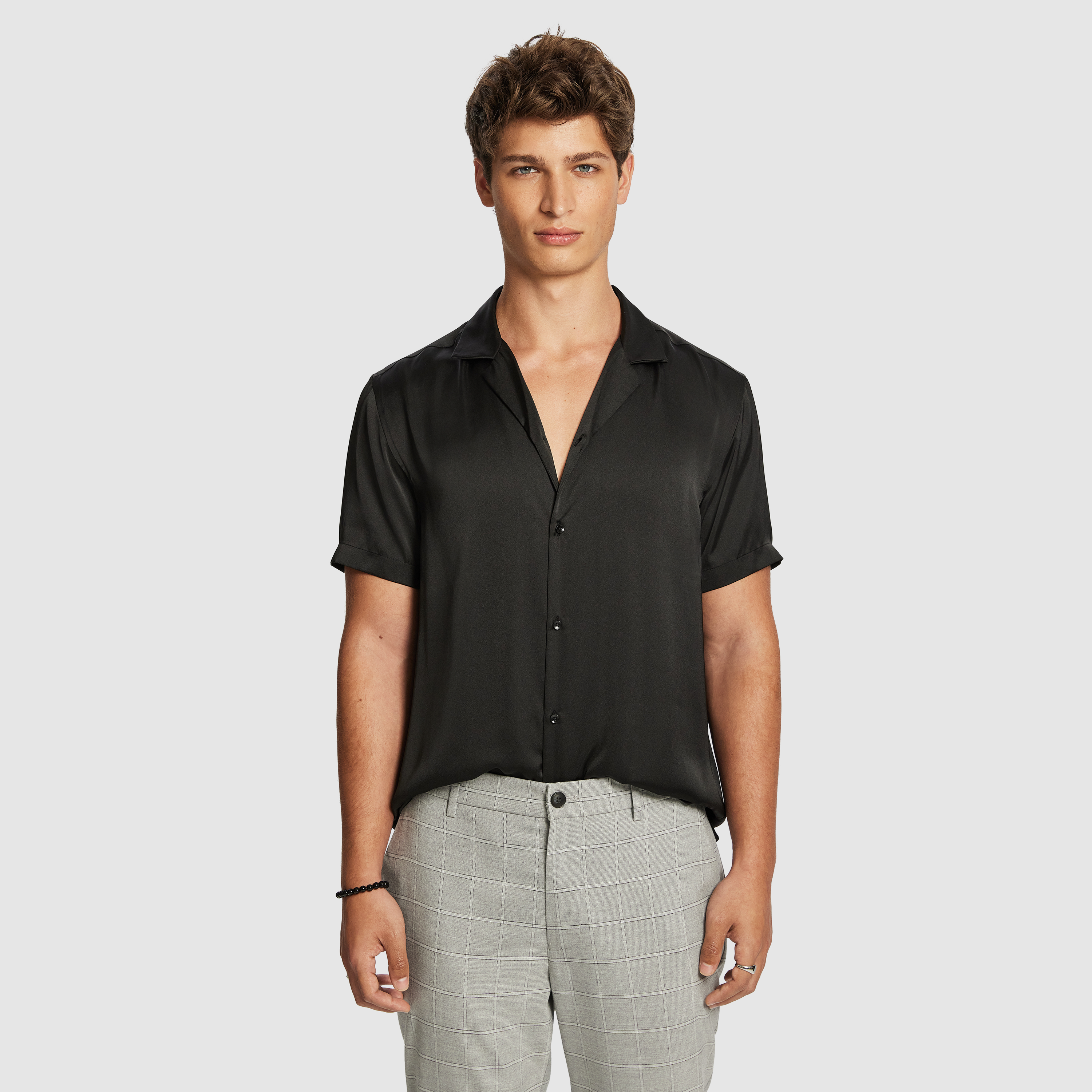 Blackout Satin Shirt