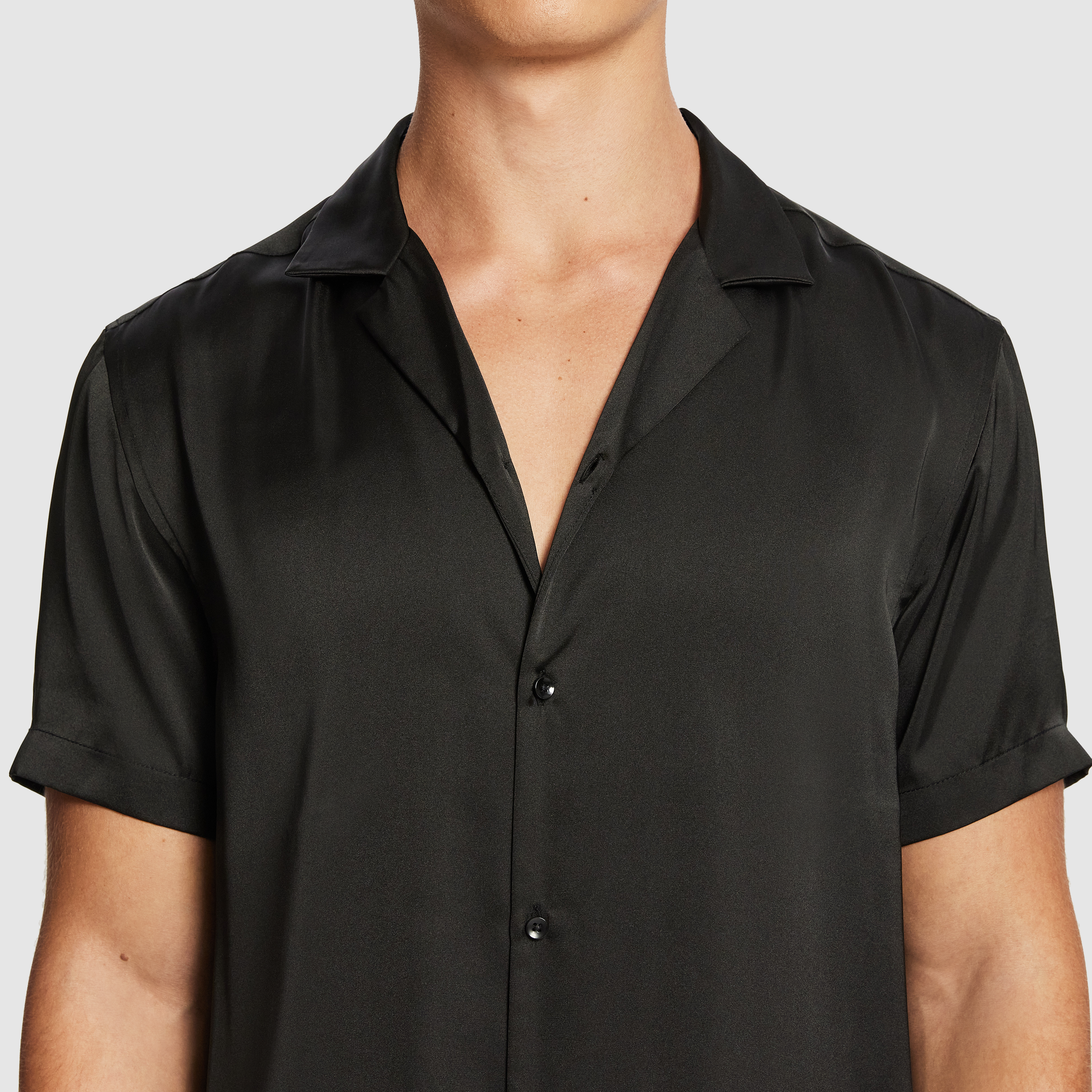 Blackout Satin Shirt