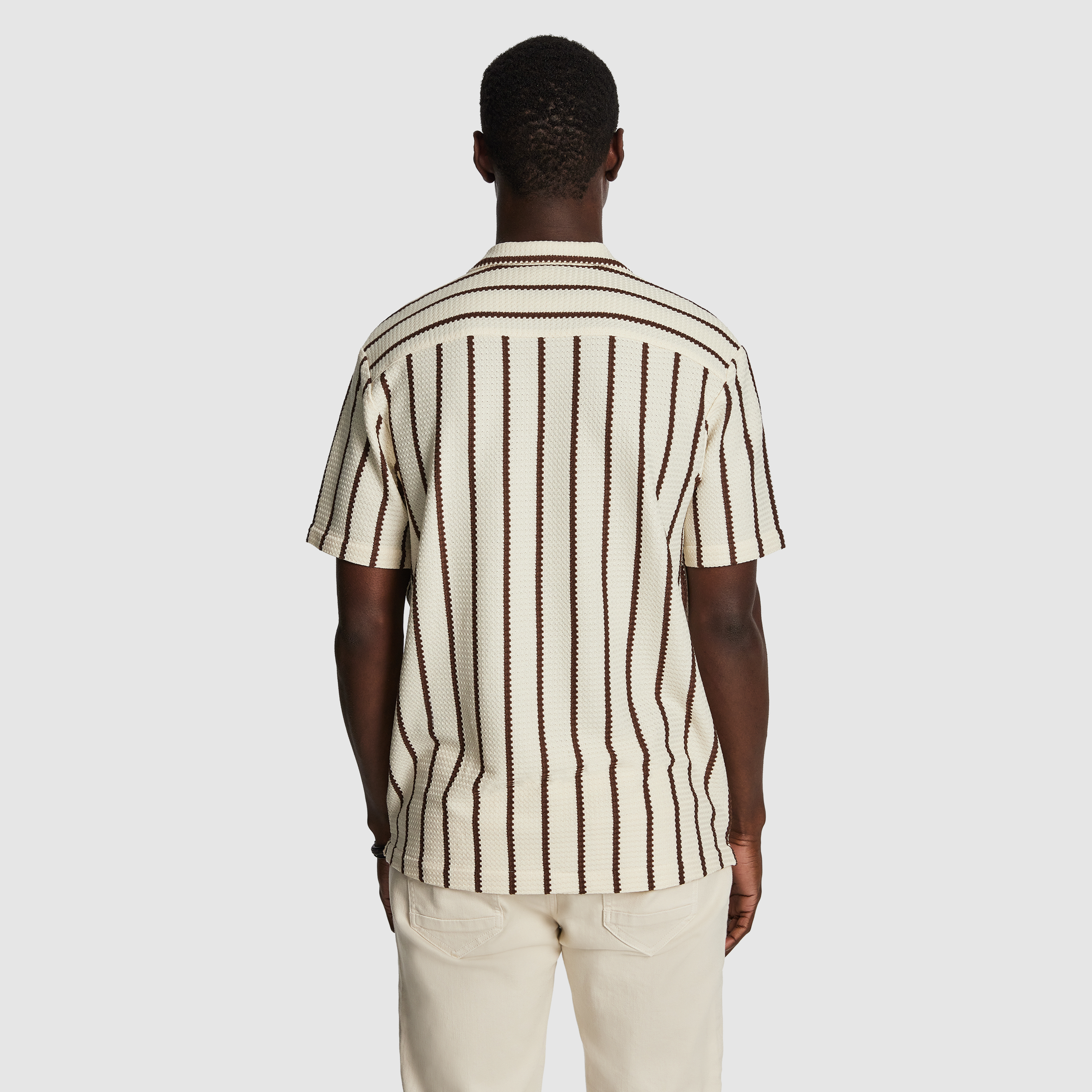 Rust Hemes Stripe Shirt