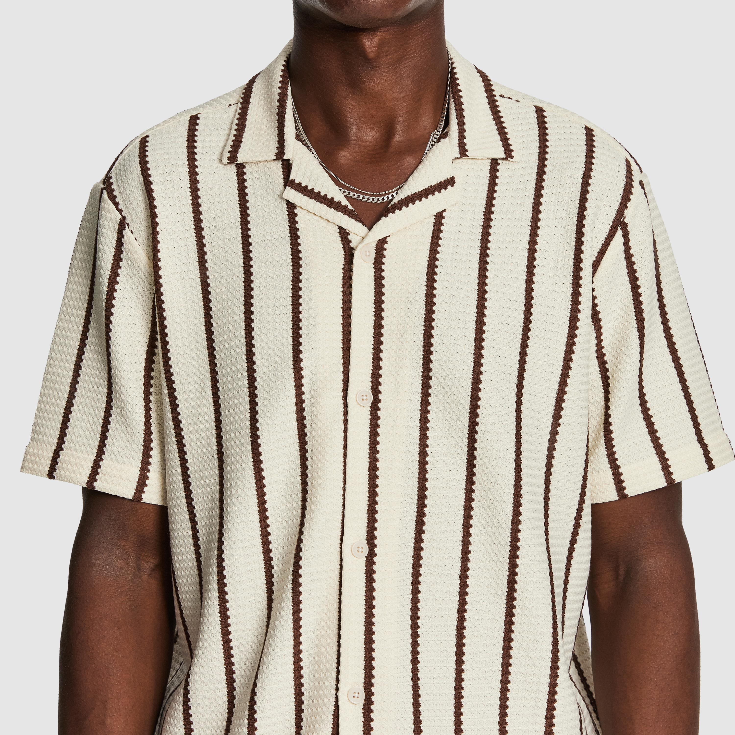 Rust Hemes Stripe Shirt