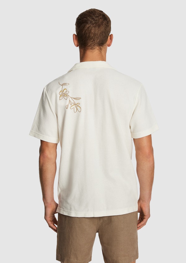 White Jasper Embroidered Shirt