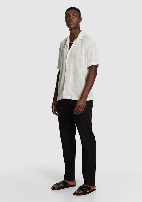 White Howard Check Shirt