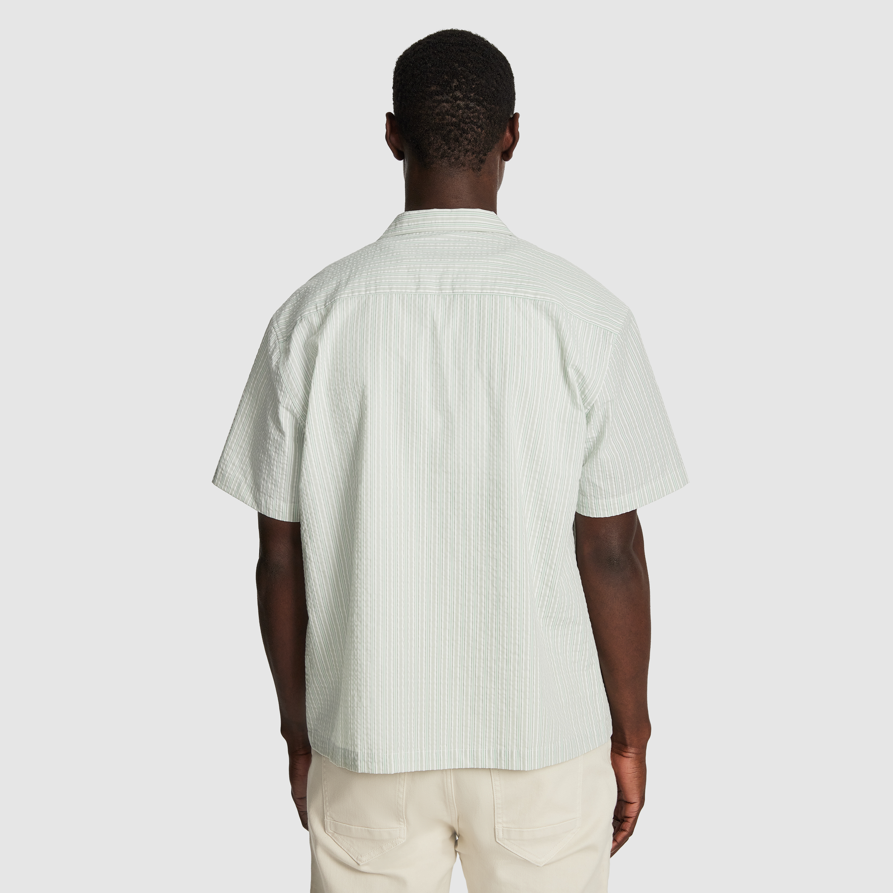 White Brayden Stripe Shirt