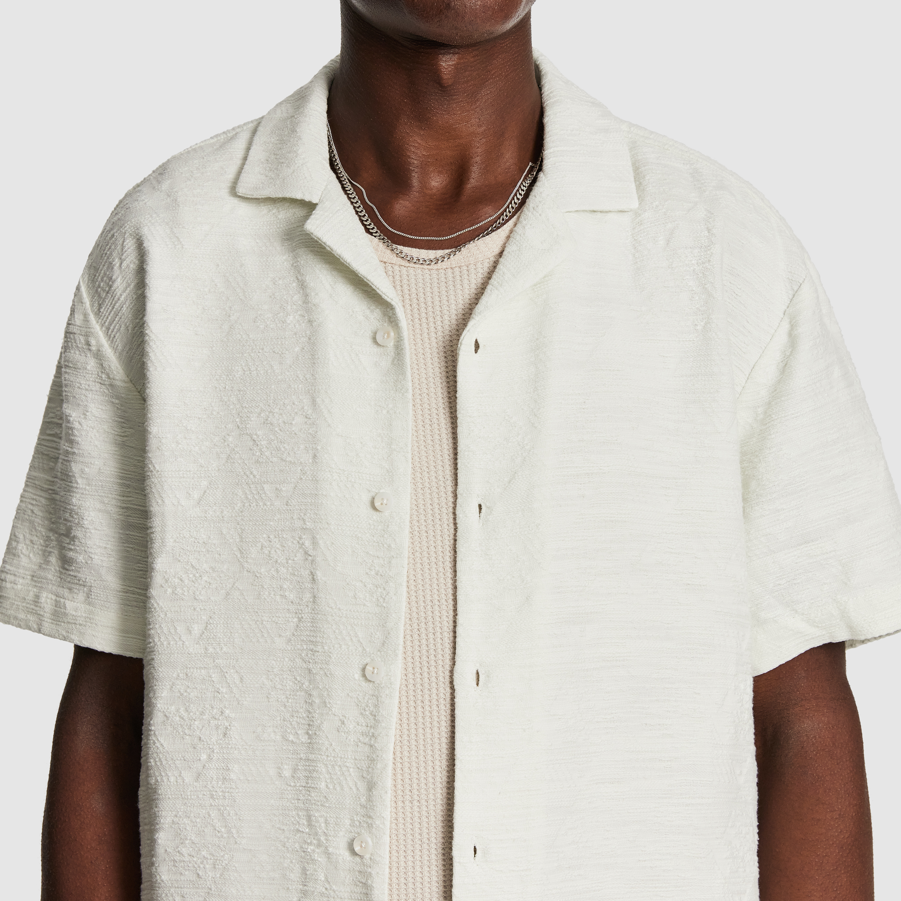 Off White Clyde Textured Shirt