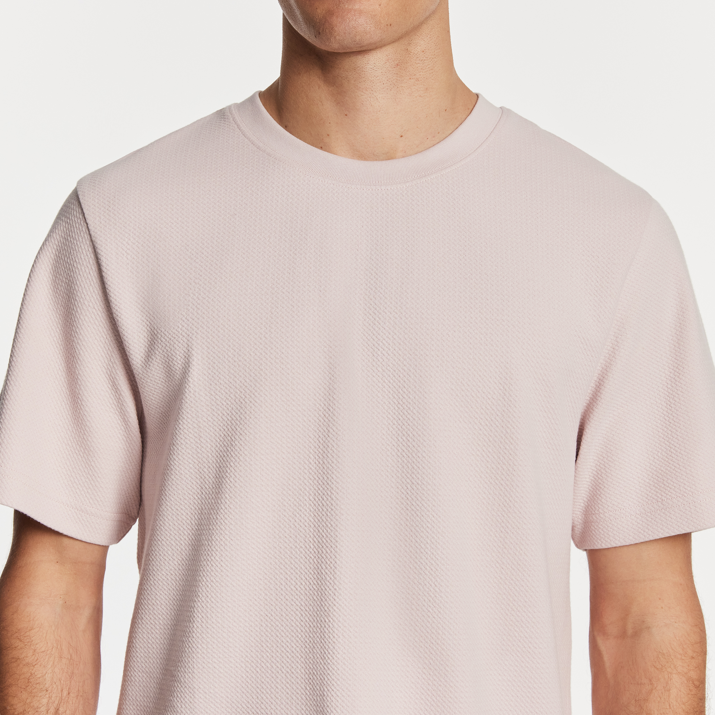 Pink Marlow Textured Relaxed Tee