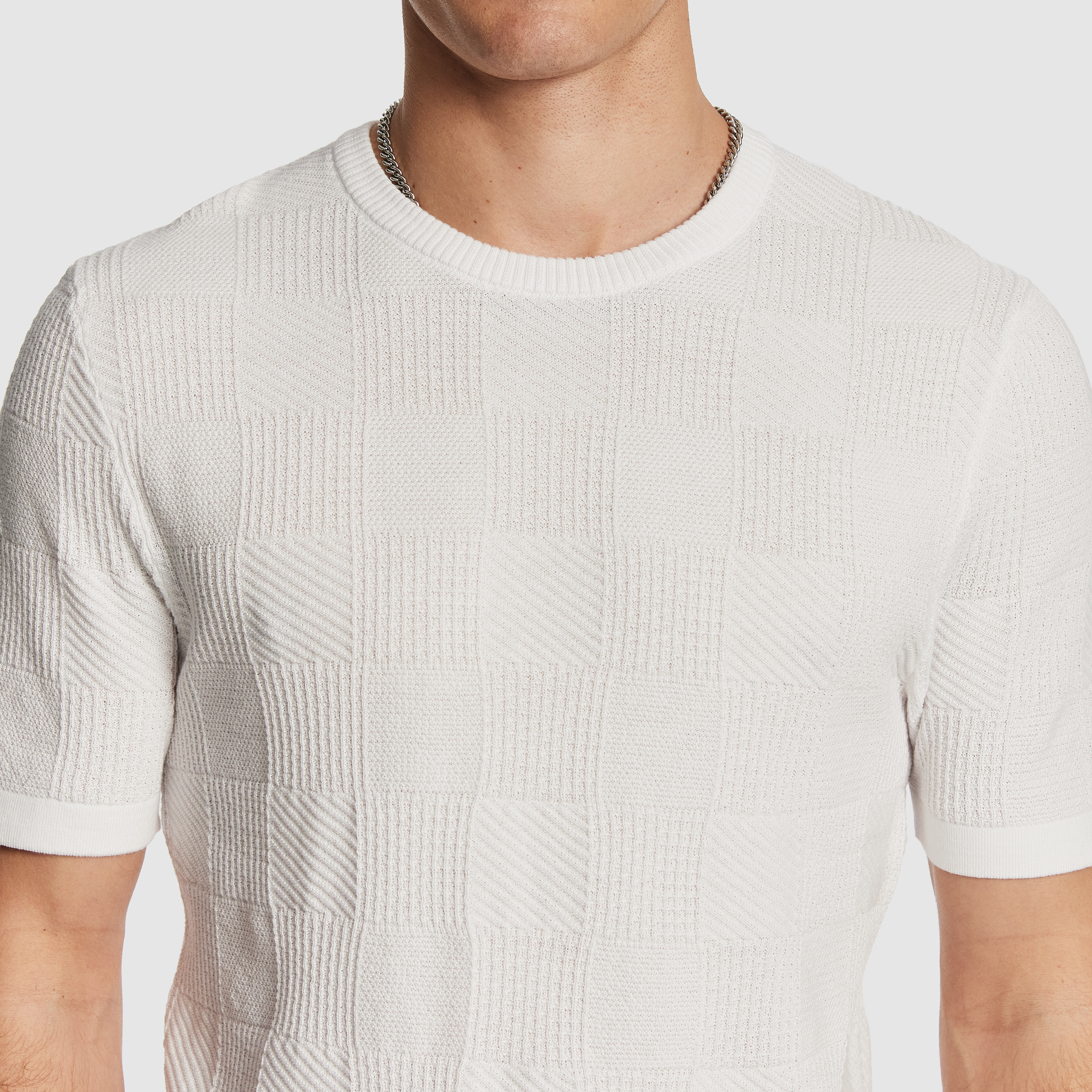 White Gambit Knitted Tee