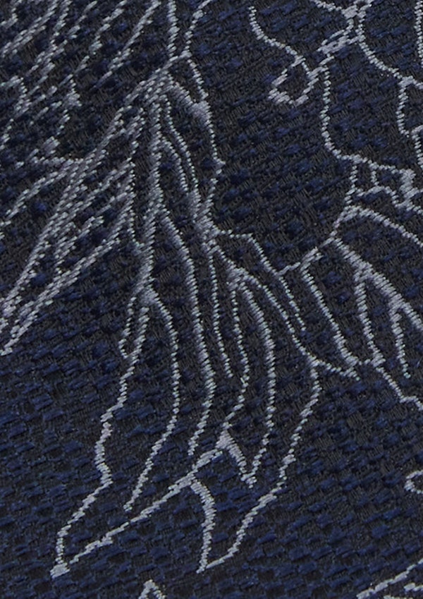 Navy Adonis Floral 6.5 Cm Width Tie