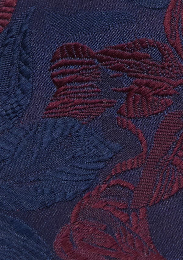 Navy Arion Floral 6.5 Cm Width Tie