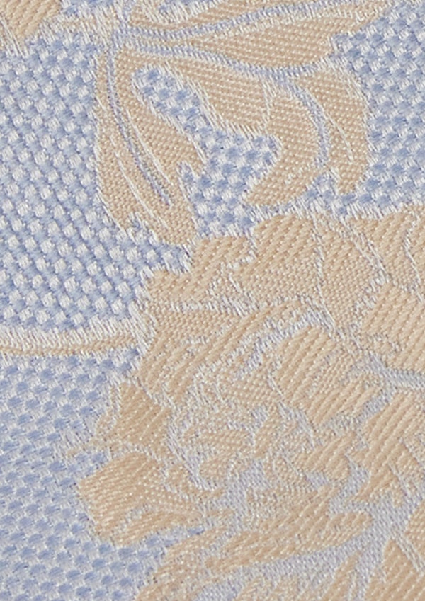 Light Blue Hector Floral 6.5 Cm Width Tie