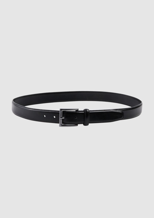 Black Nicholas Leather Belt