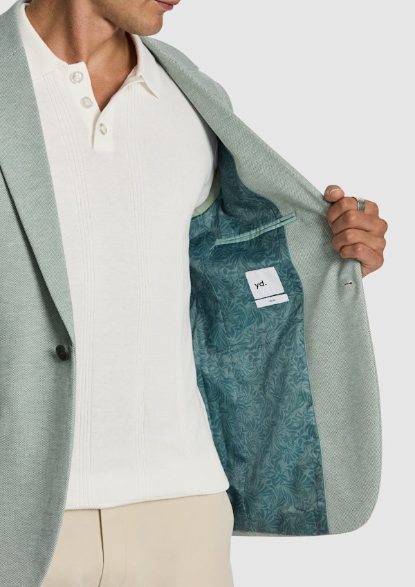 Sage Sprint Knit Blazer