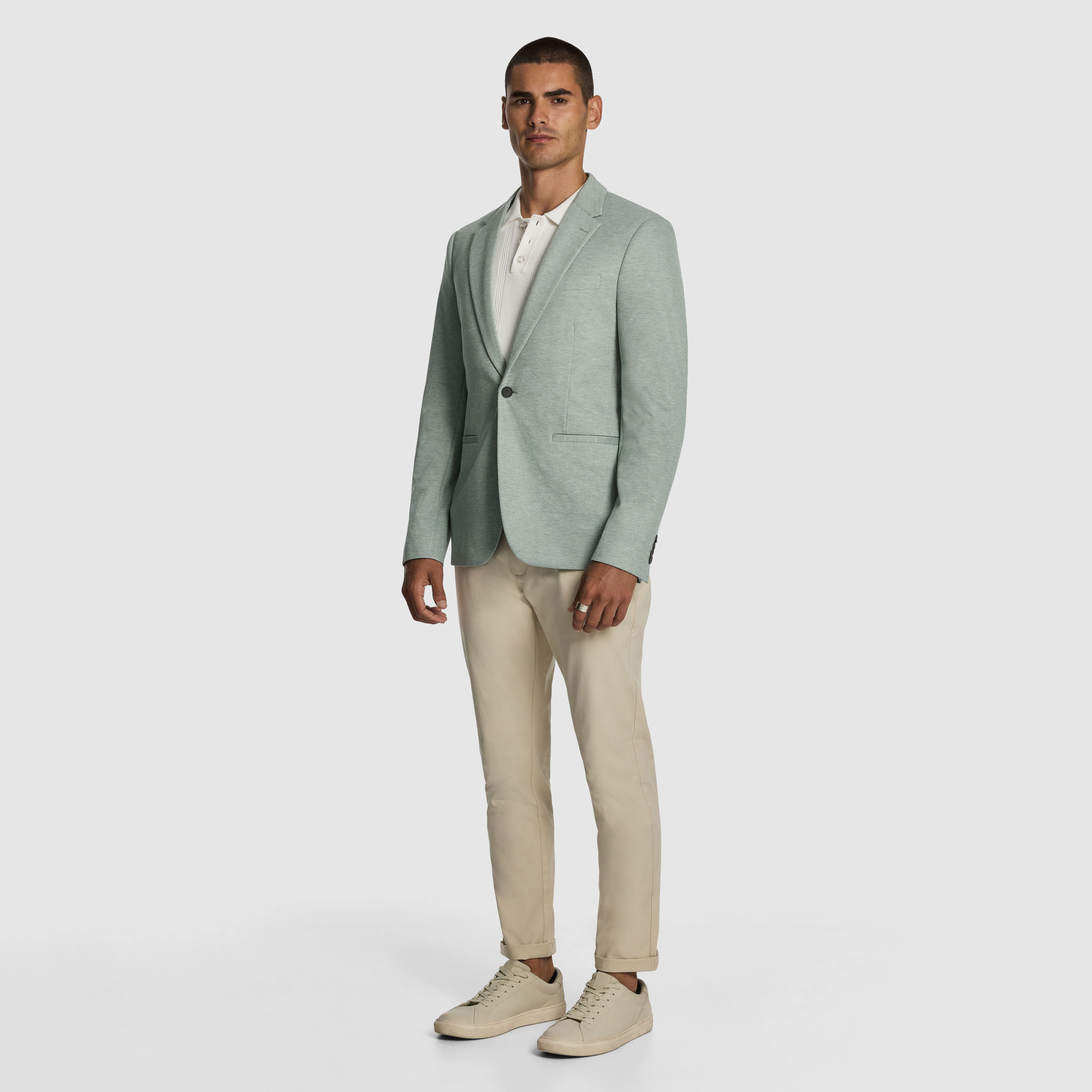 Sage Sprint Knit Blazer