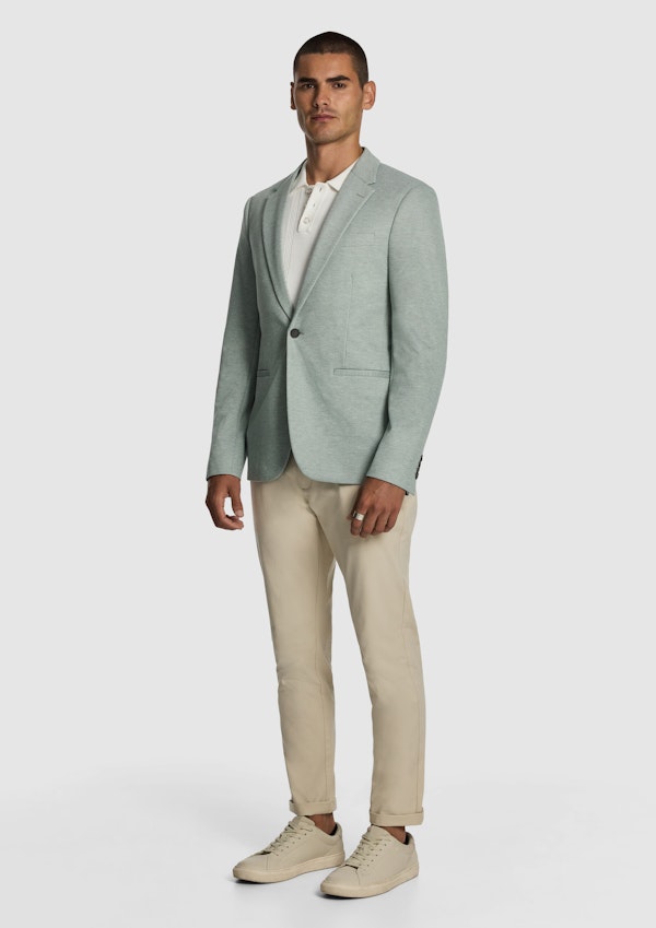 Sage Sprint Knit Blazer
