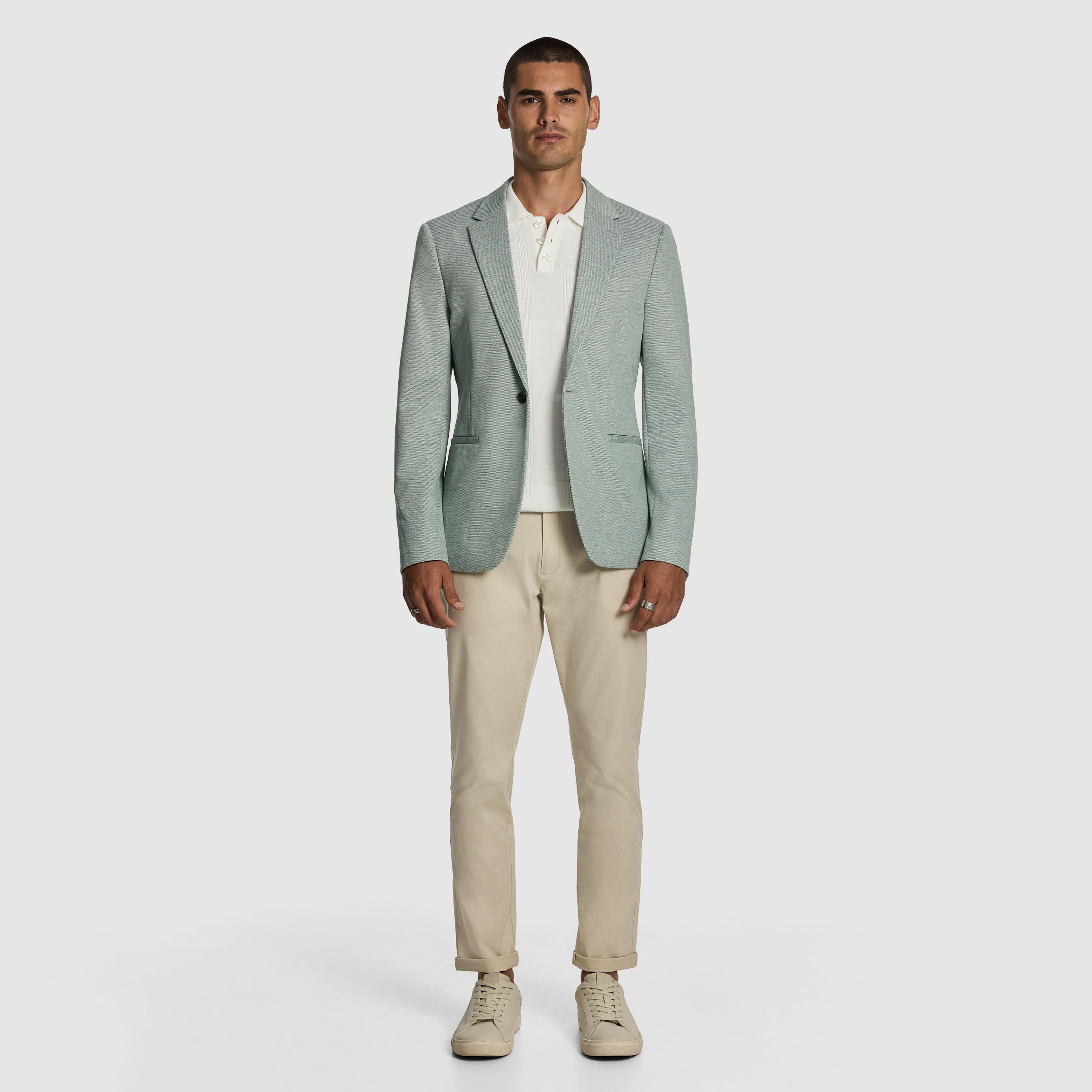 Sage Sprint Knit Blazer