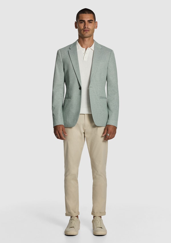 Sage Sprint Knit Blazer