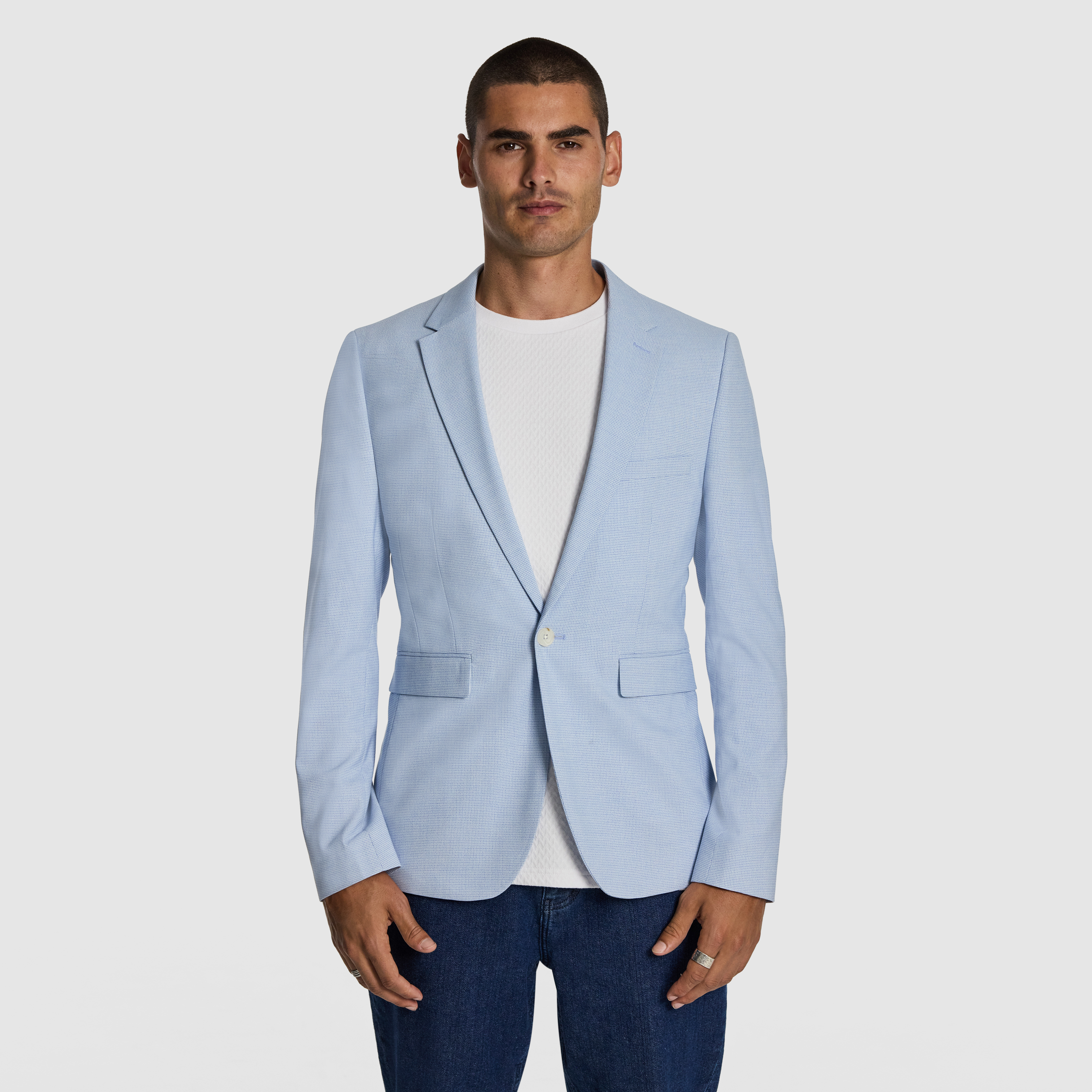 Rupert Slim Fit Houndstooth Blazer