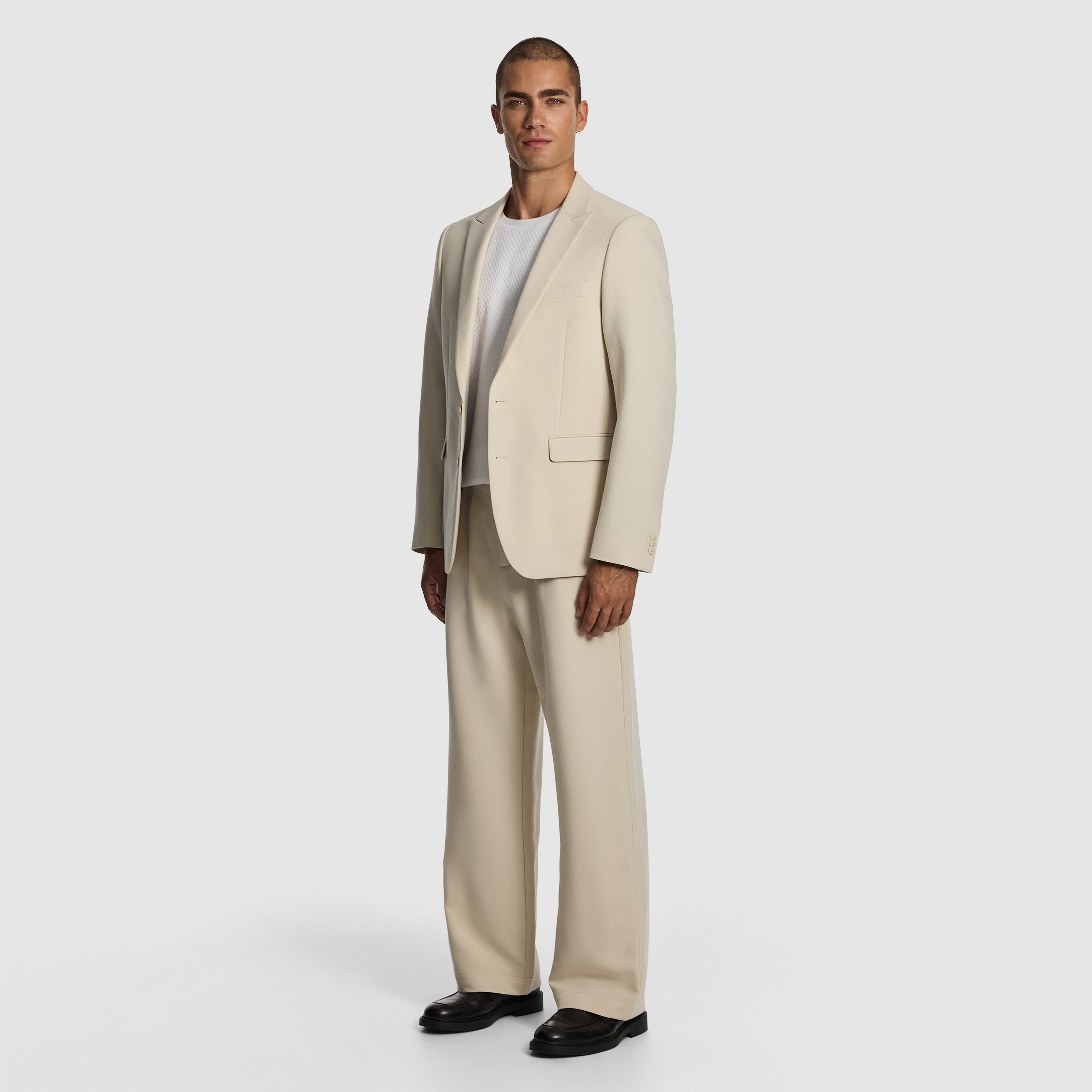 Natural Cruz Relaxed Stretch Blazer