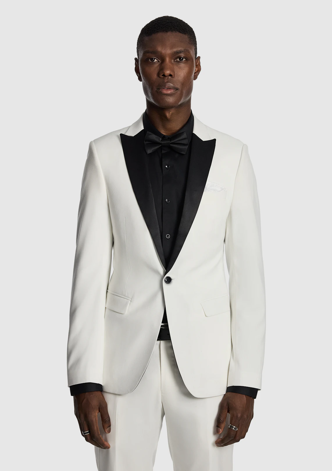 Devito Wool Blend Tuxedo Jacket