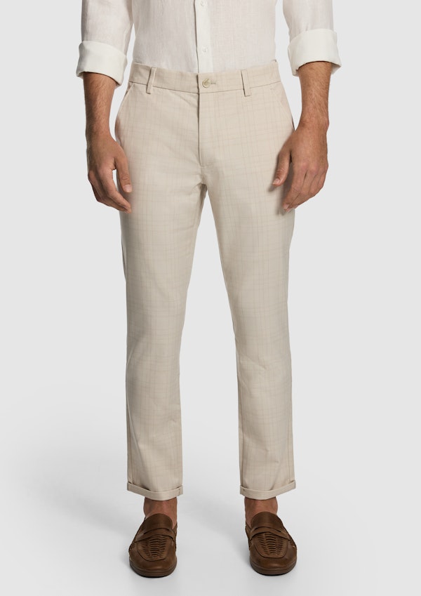 Rafael Check Slim Chino