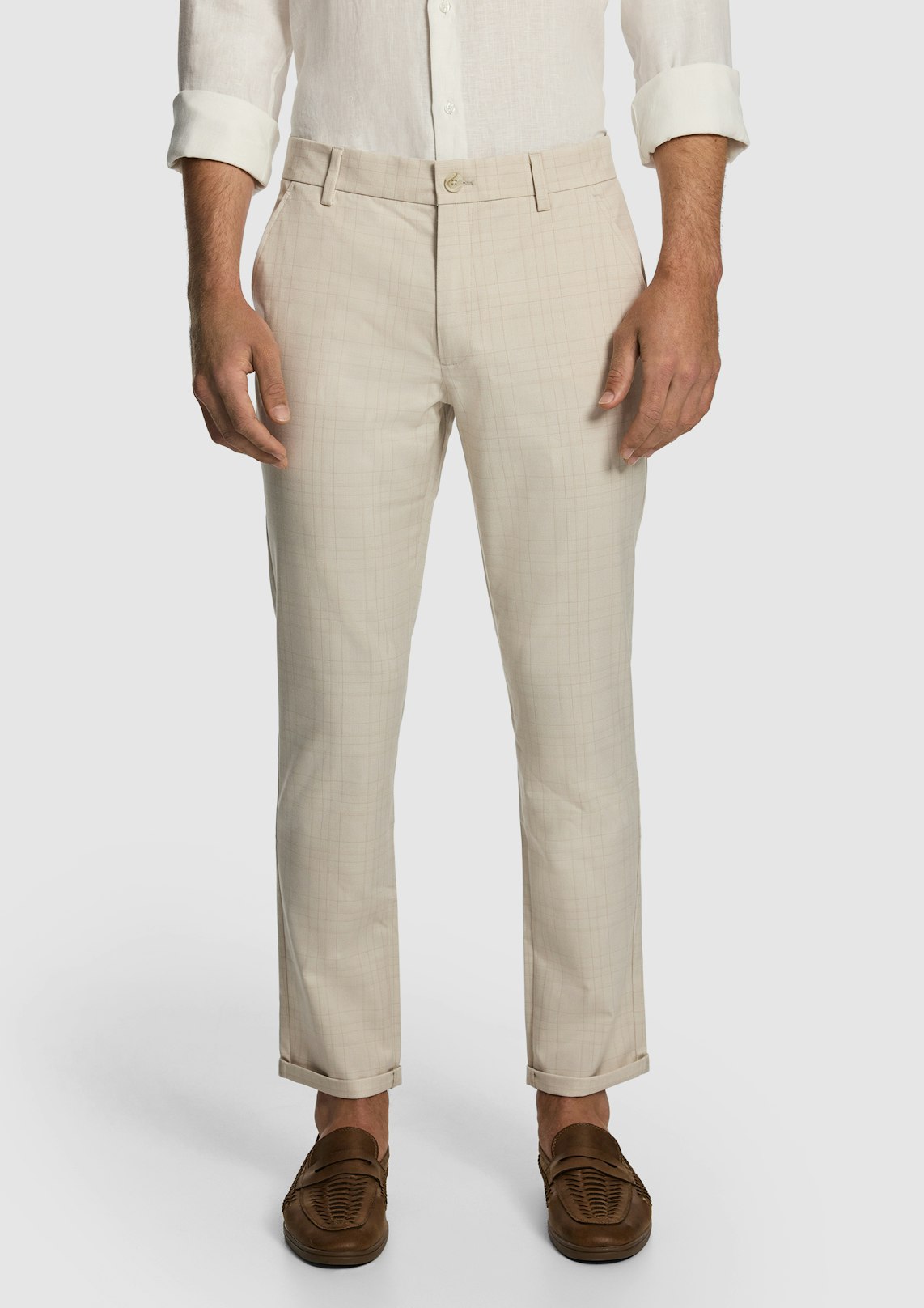 Rafael Check Slim Chino