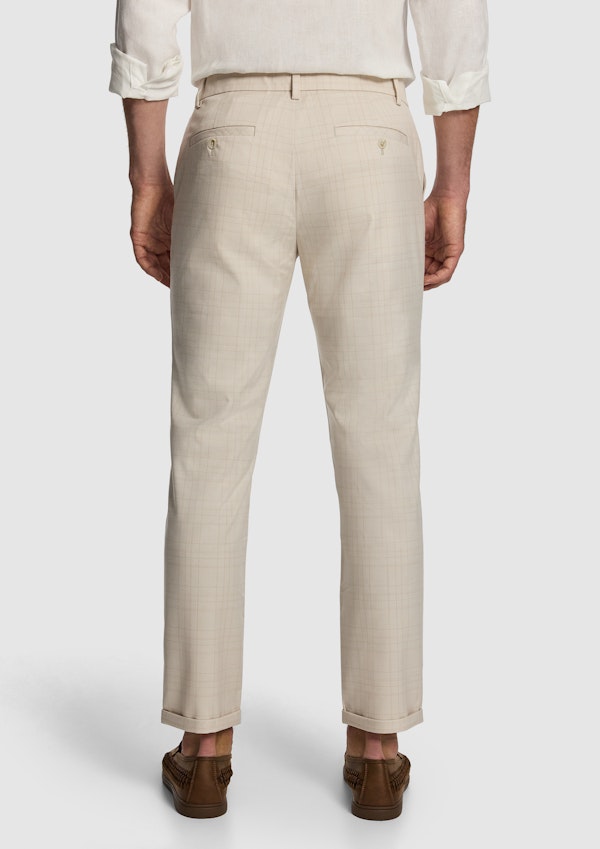 Rafael Check Slim Chino