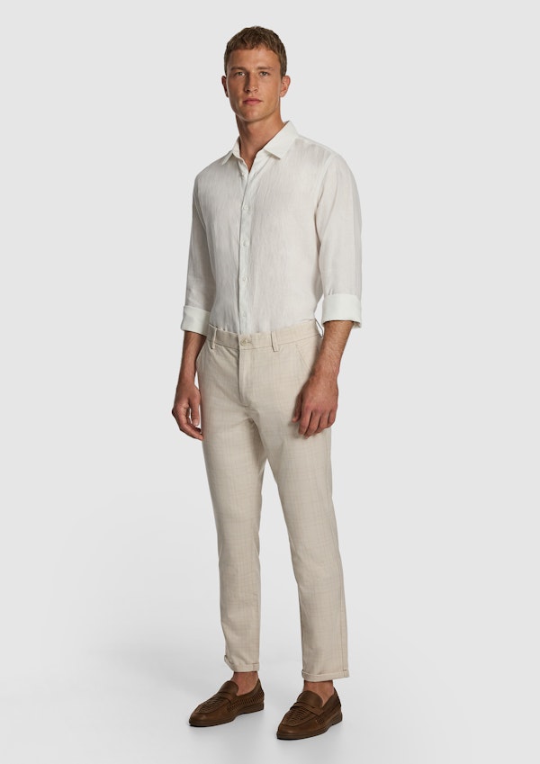 Rafael Check Slim Chino