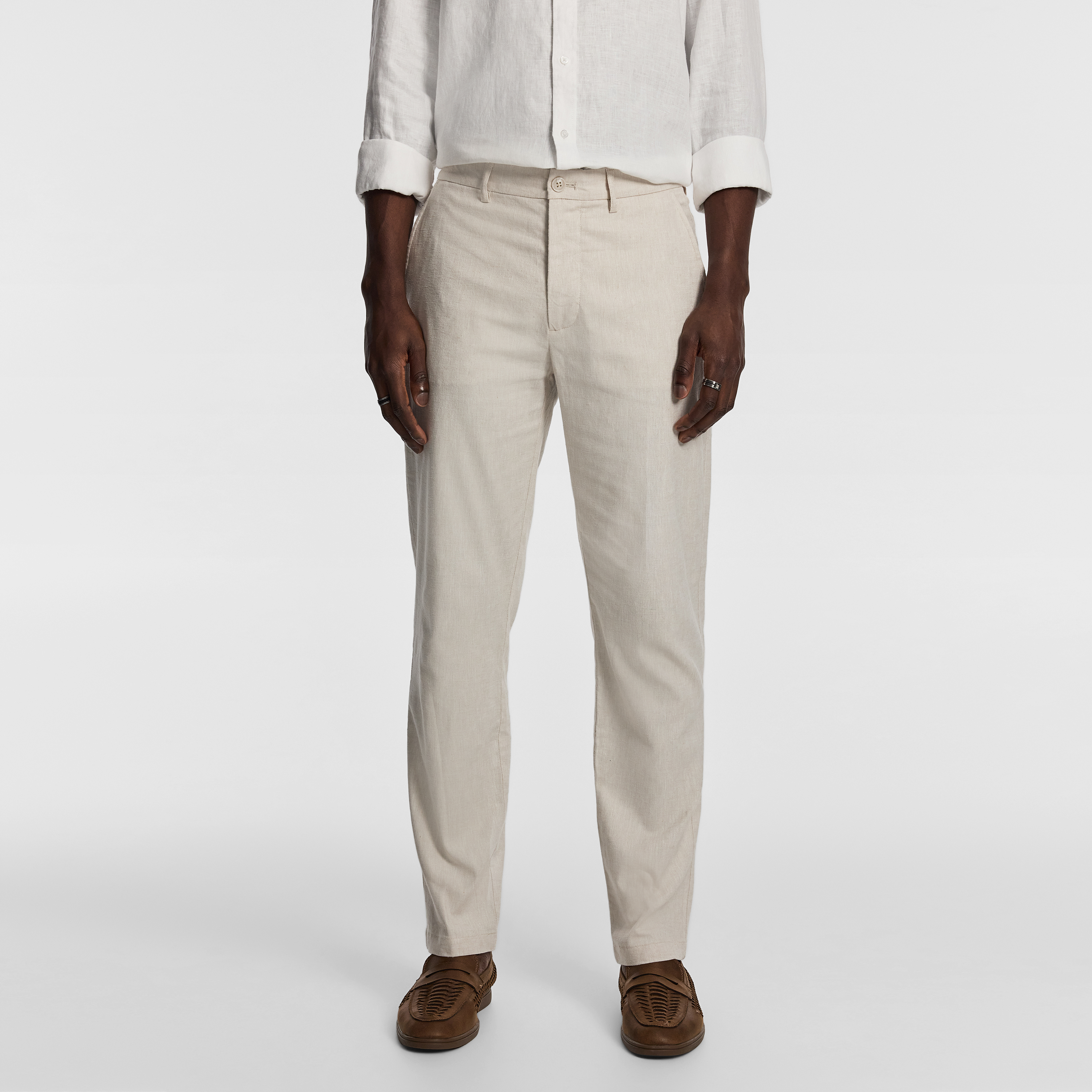Huxley Relaxed Linen Blend Chino