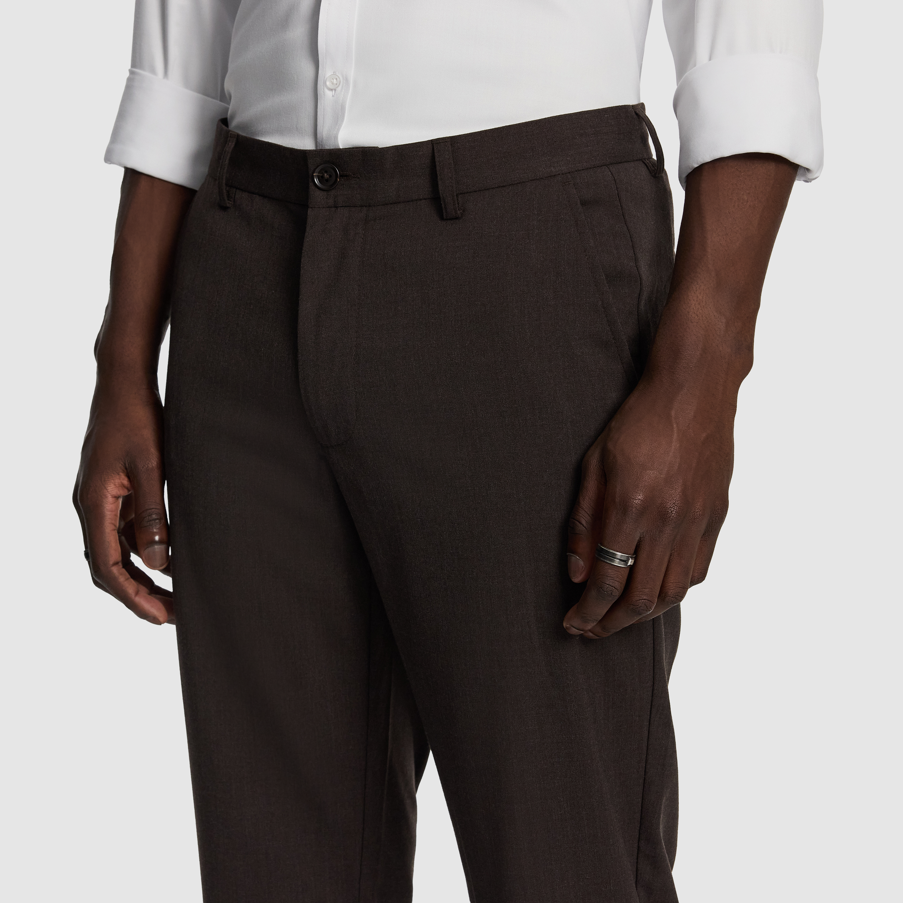 Chocolate Diesel Slim Cropped Chino