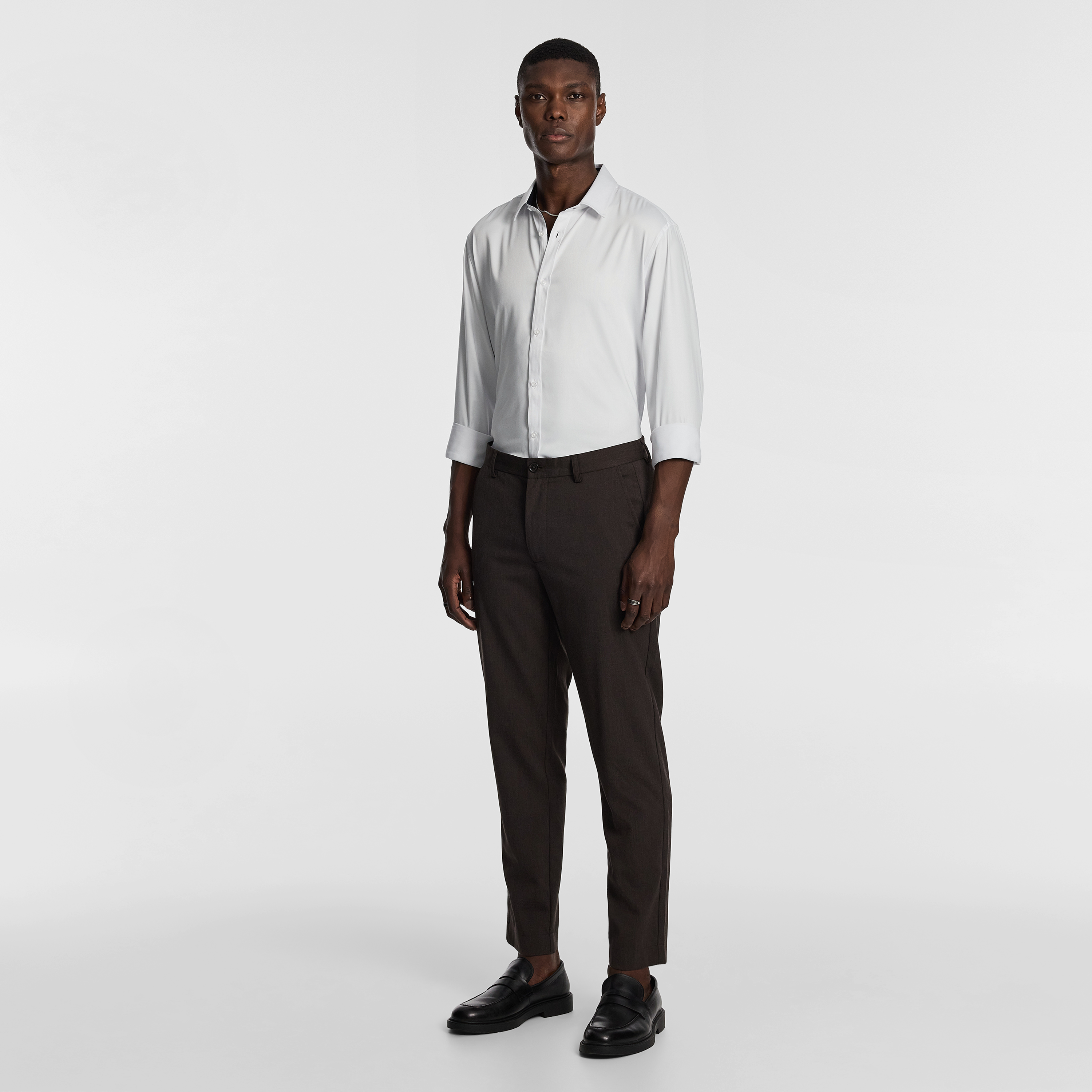 Chocolate Diesel Slim Cropped Chino