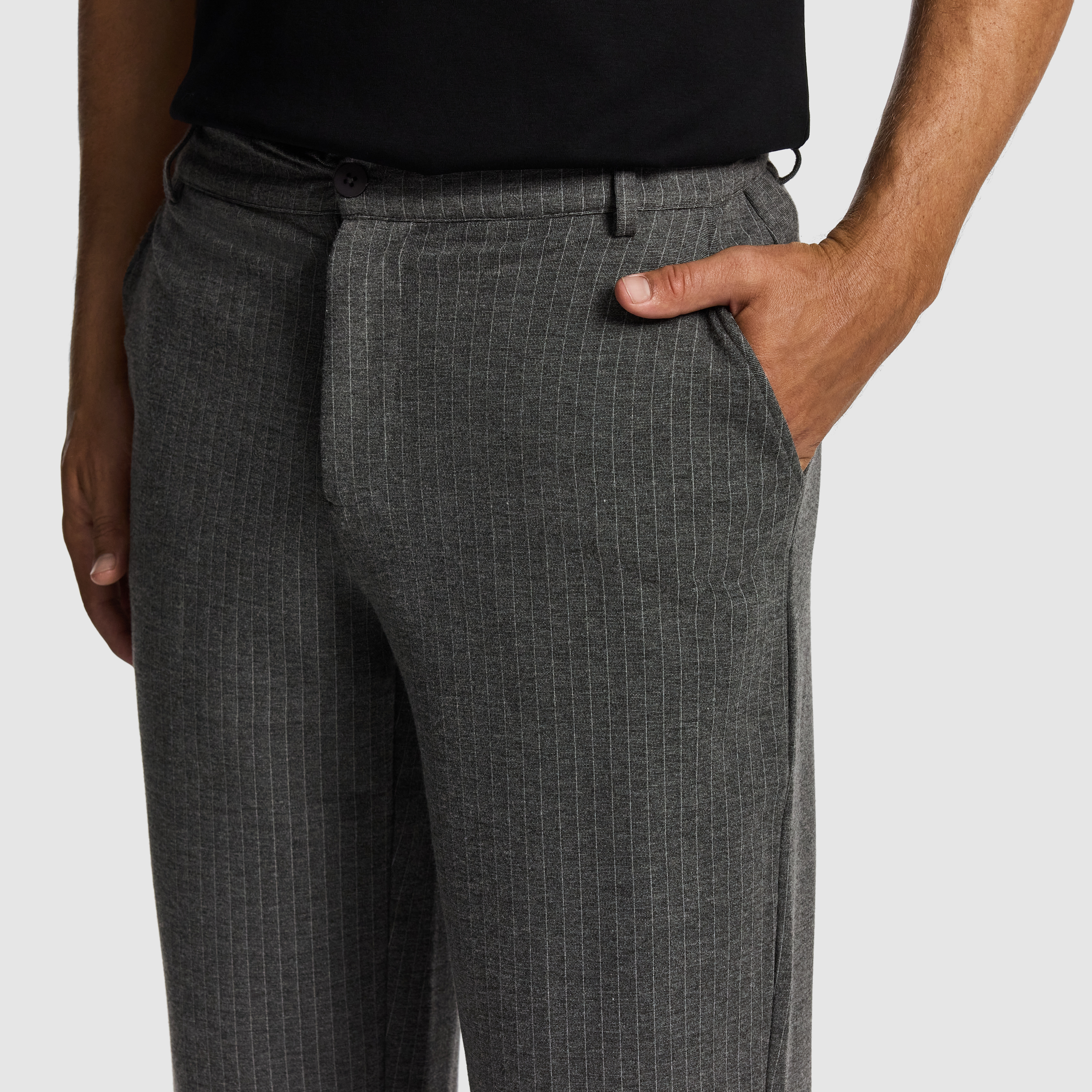 Phoenix Pinstripe Wide Chino