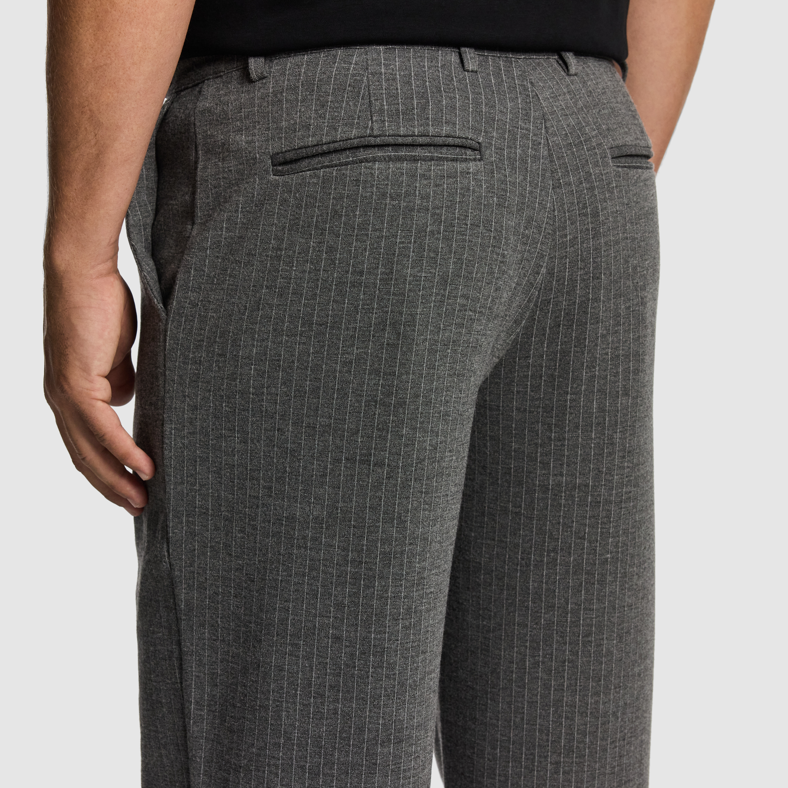 Phoenix Pinstripe Wide Chino