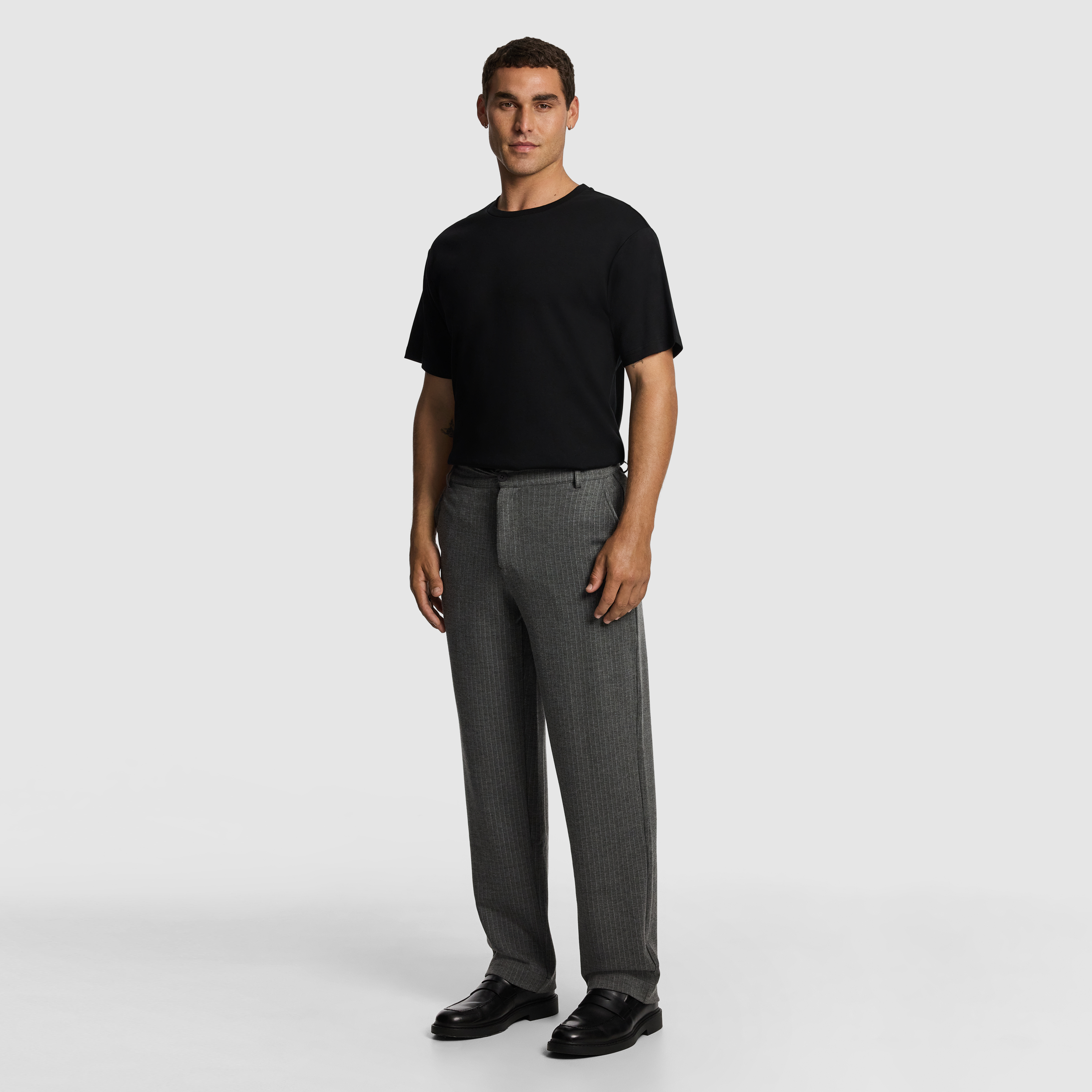 Phoenix Pinstripe Wide Chino