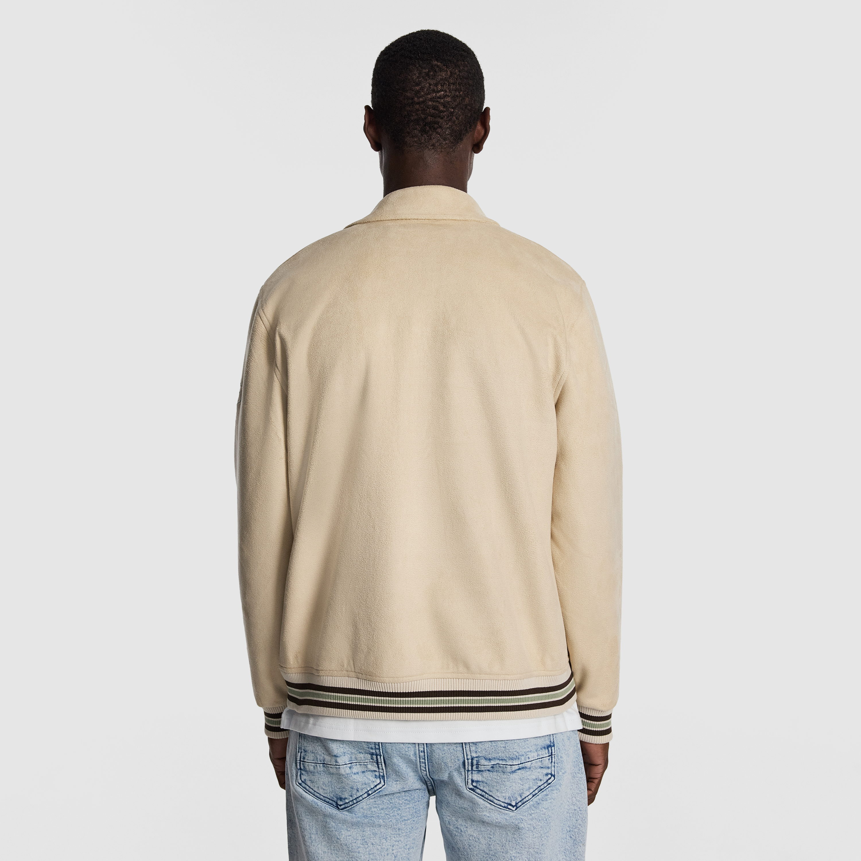 Natural Princeton Varsity Jacket