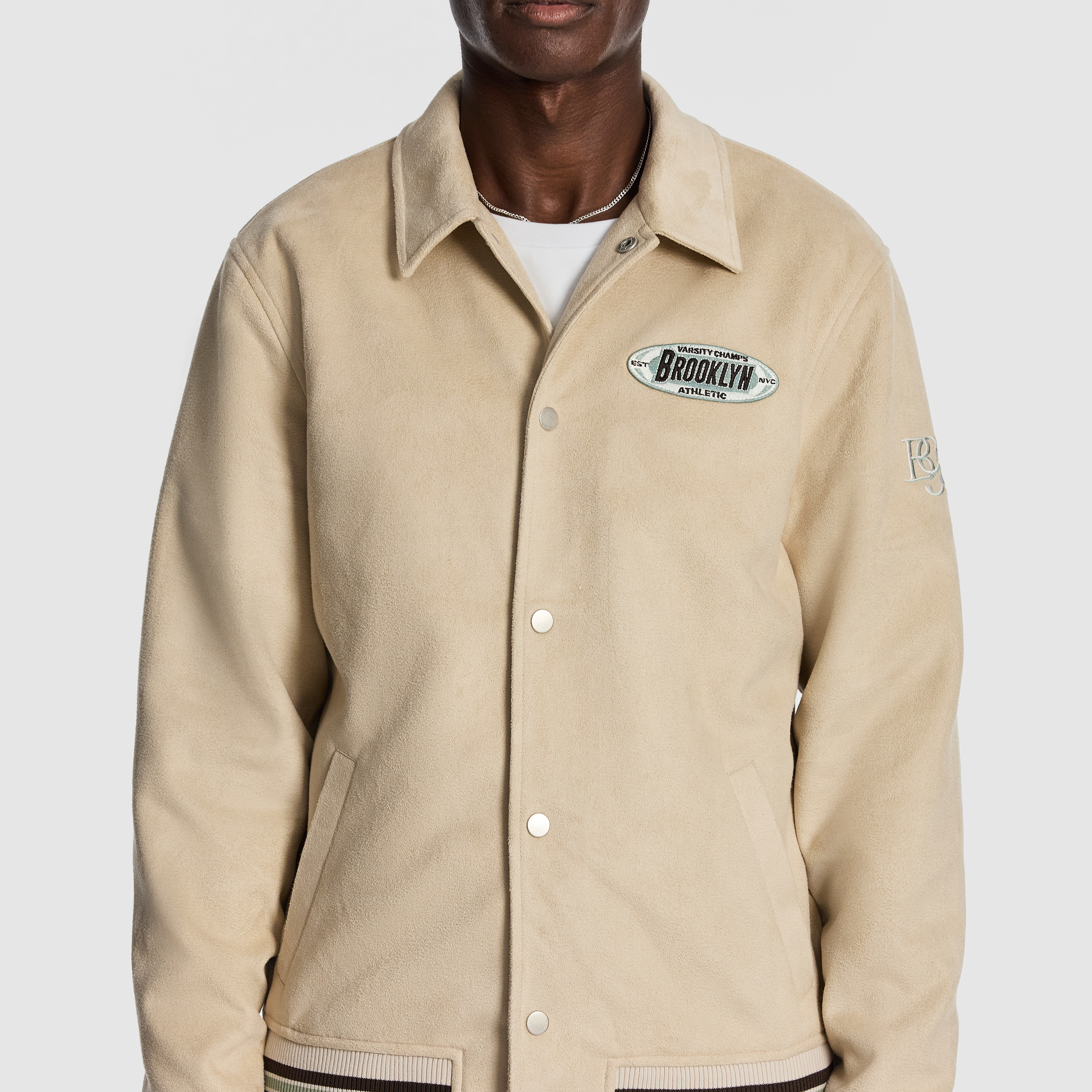 Natural Princeton Varsity Jacket