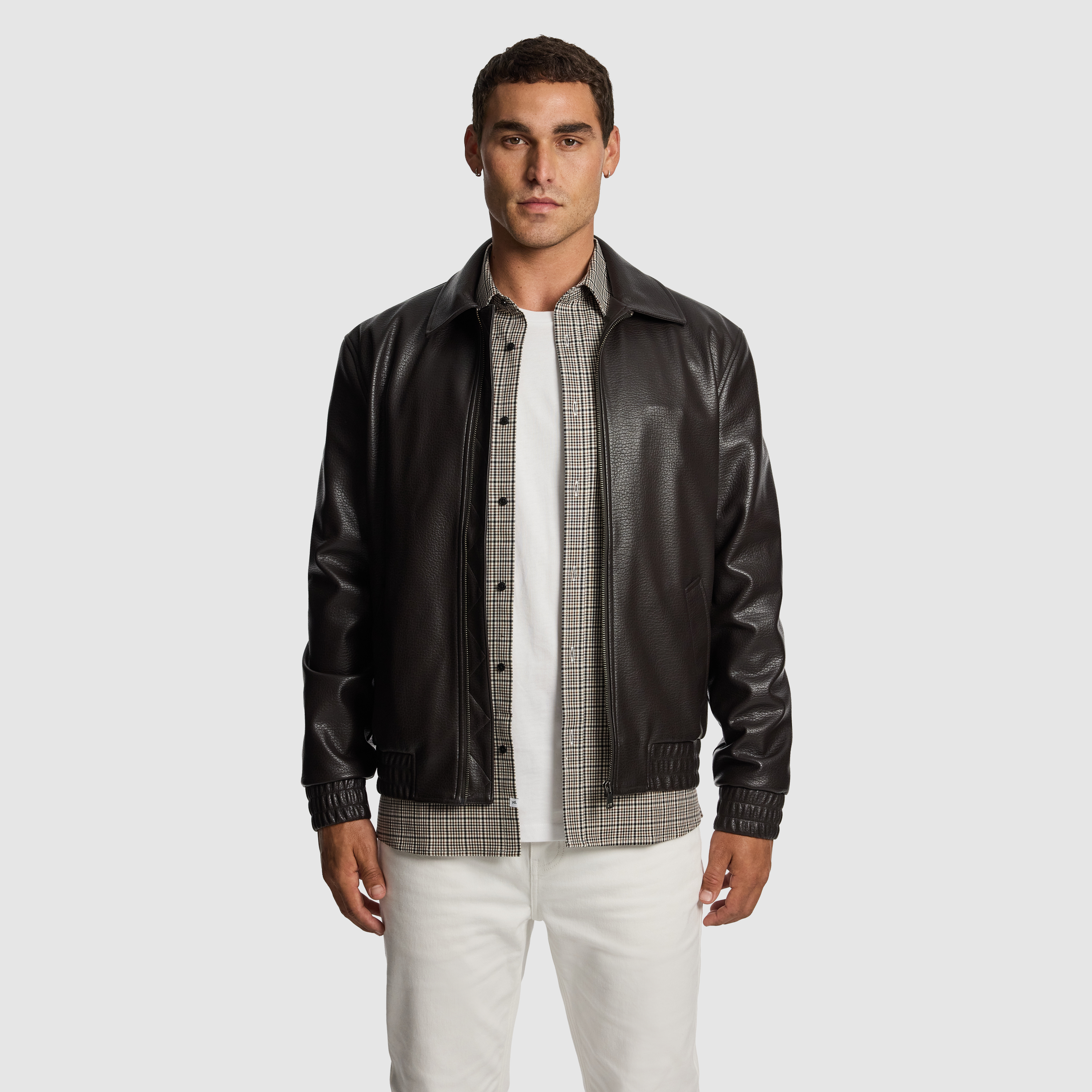 Scotty Faux Leather Jacket