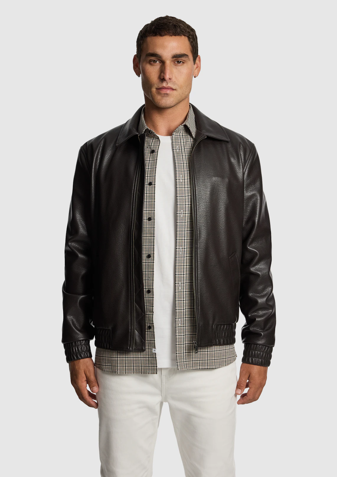 Scotty Faux Leather Jacket