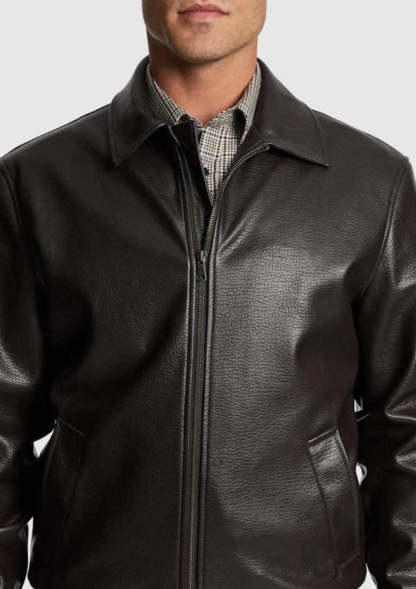 Scotty Faux Leather Jacket