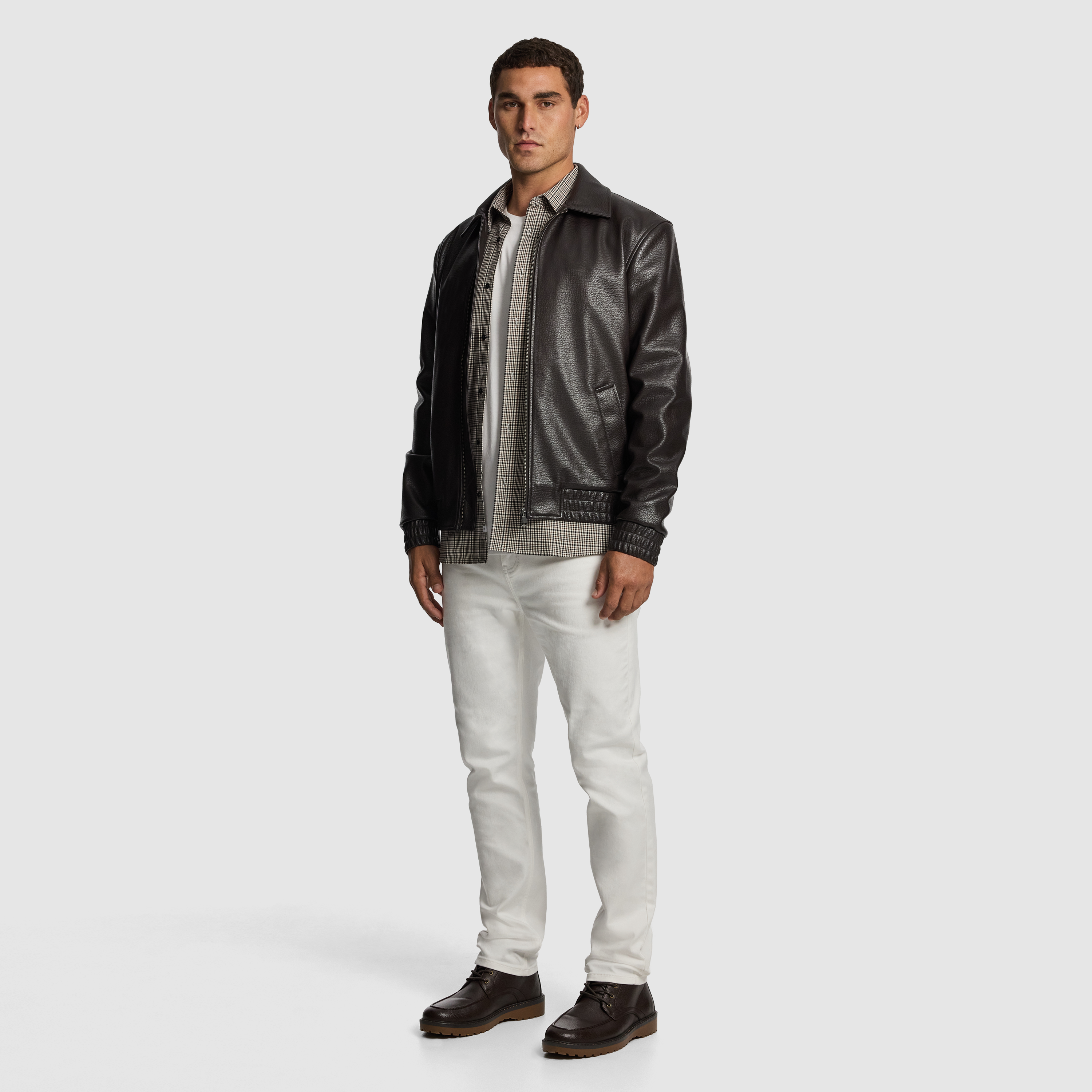 Scotty Faux Leather Jacket