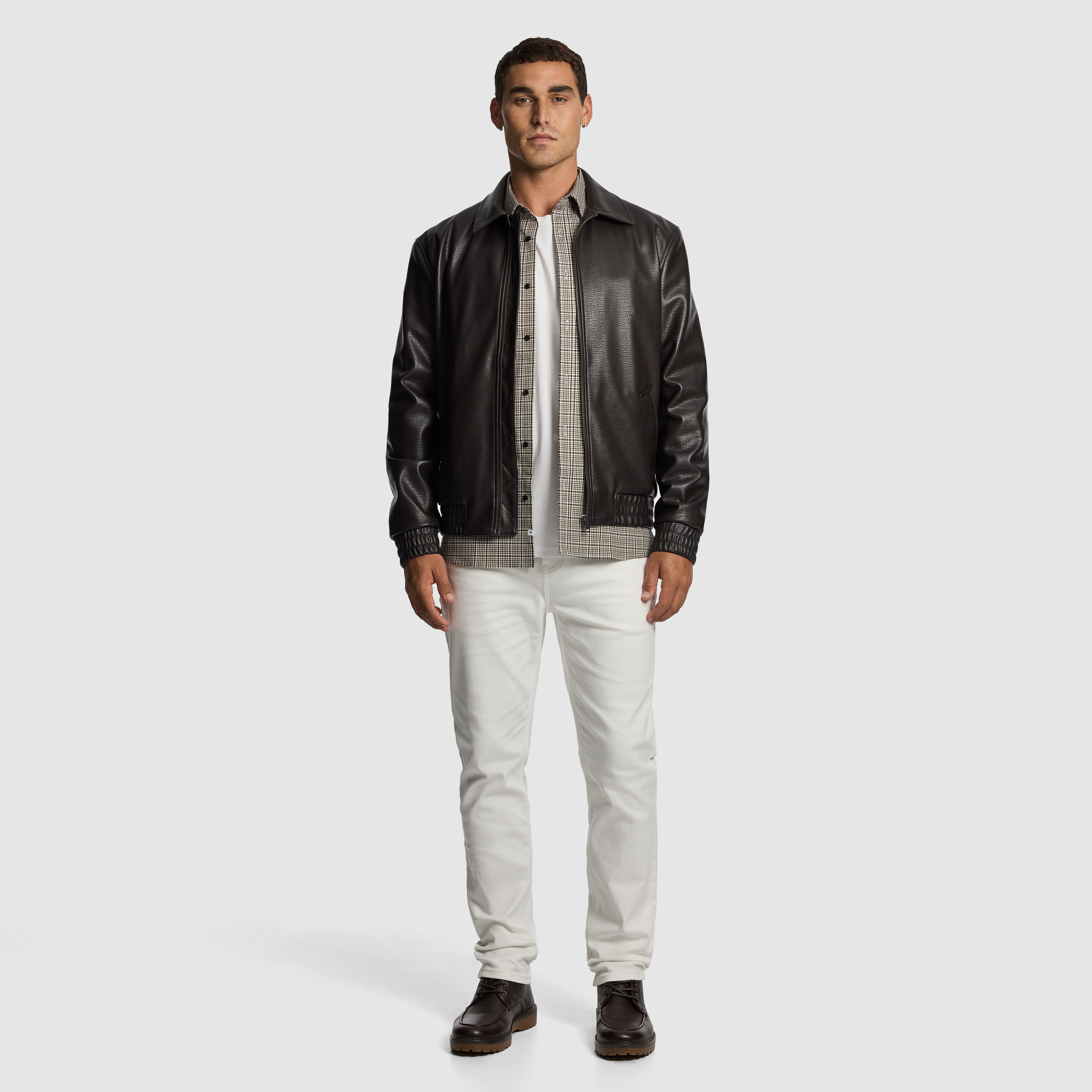 Scotty Faux Leather Jacket