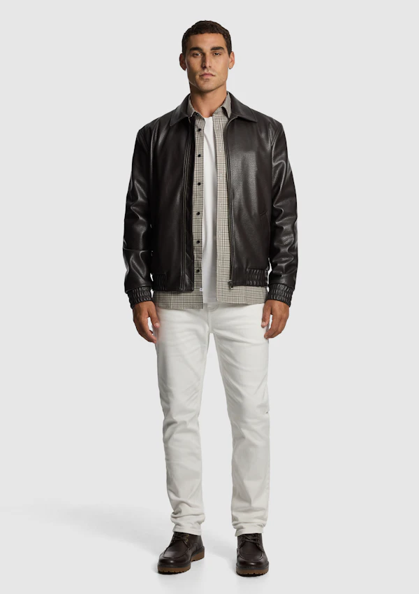 Scotty Faux Leather Jacket
