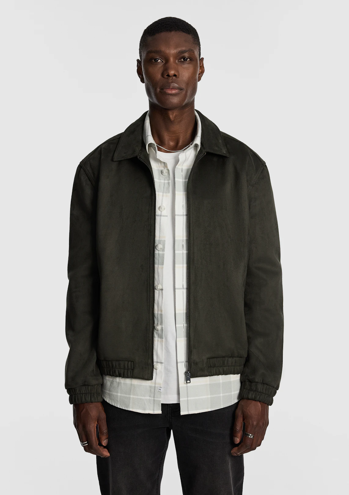 Stratton Faux Suede Jacket