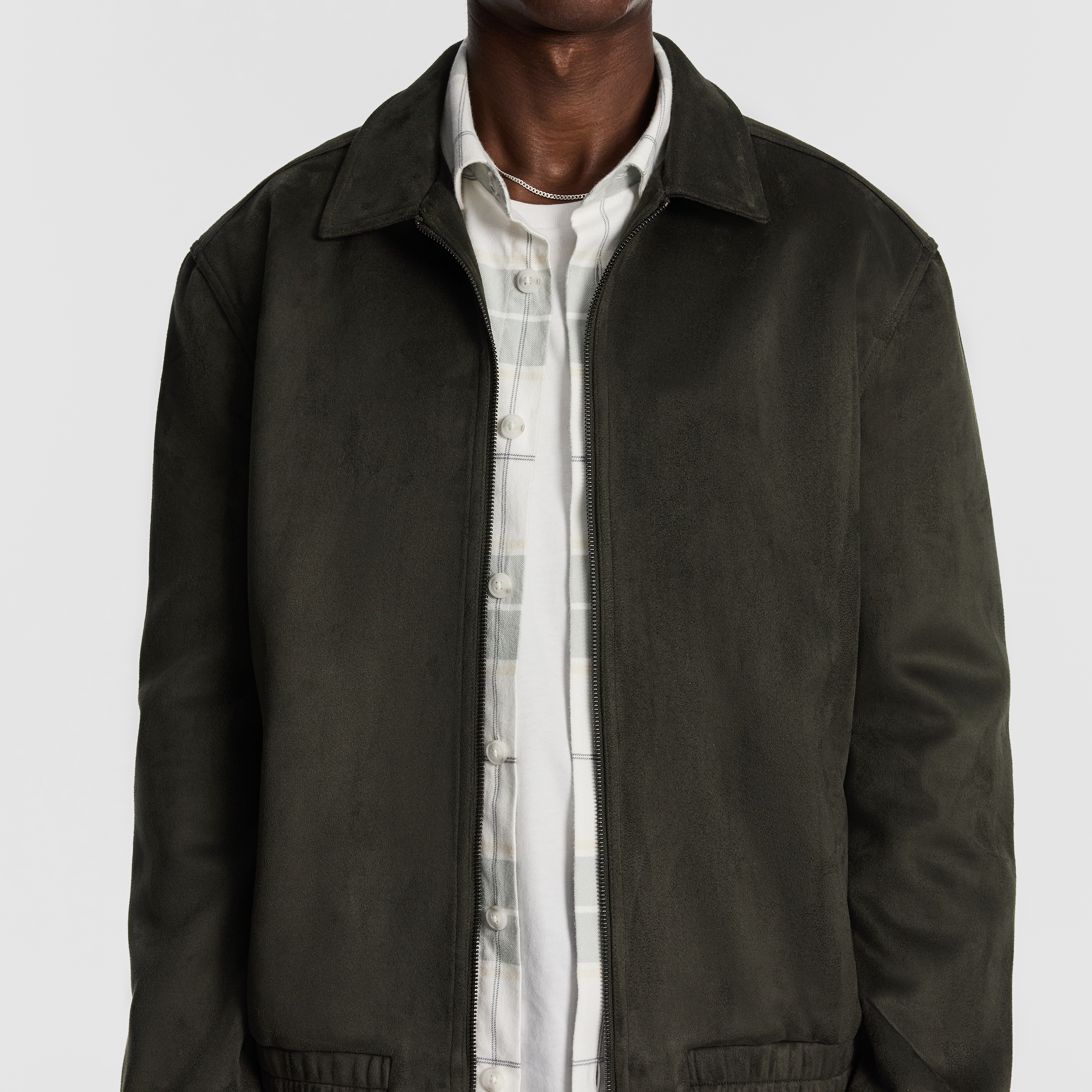 Stratton Faux Suede Jacket