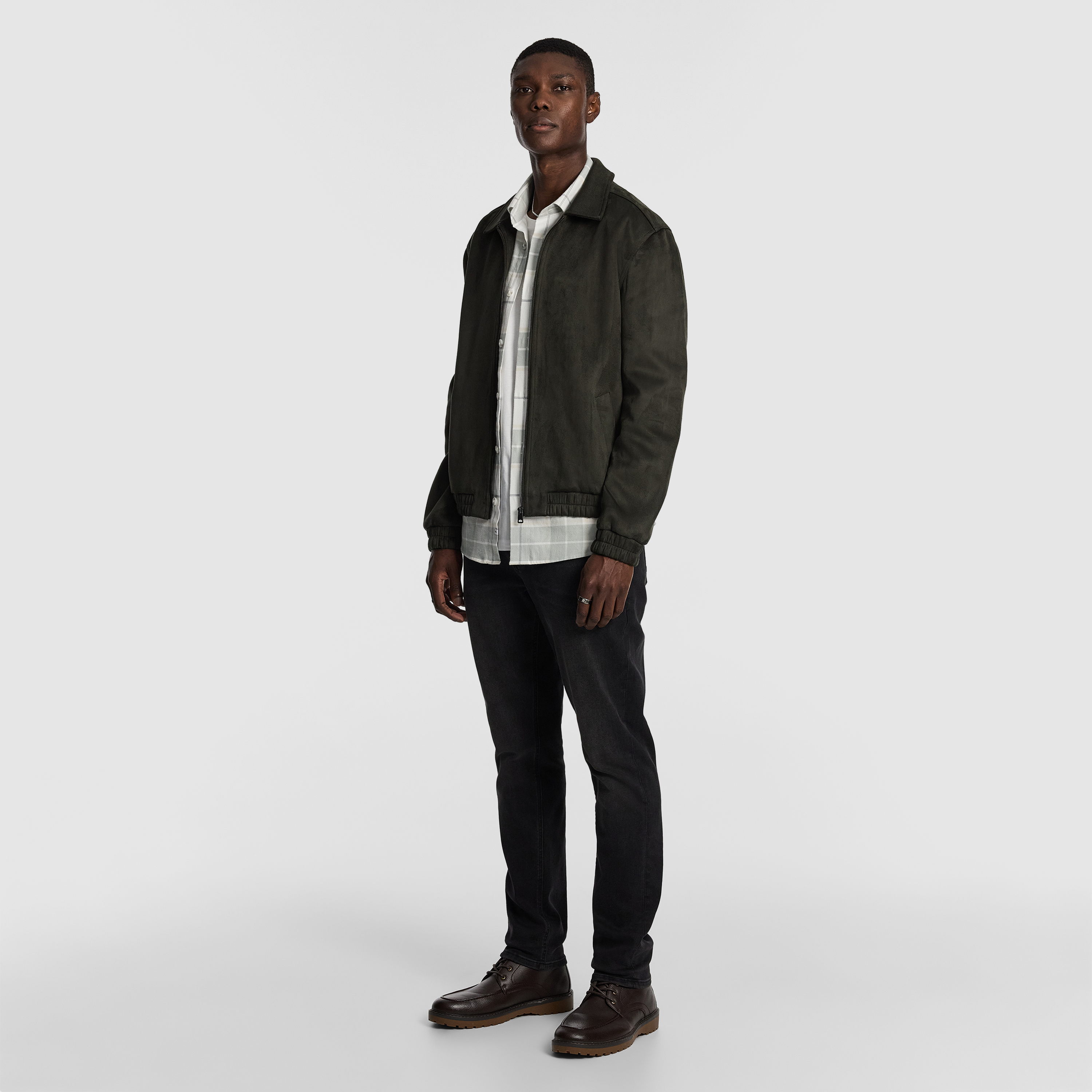 Stratton Faux Suede Jacket