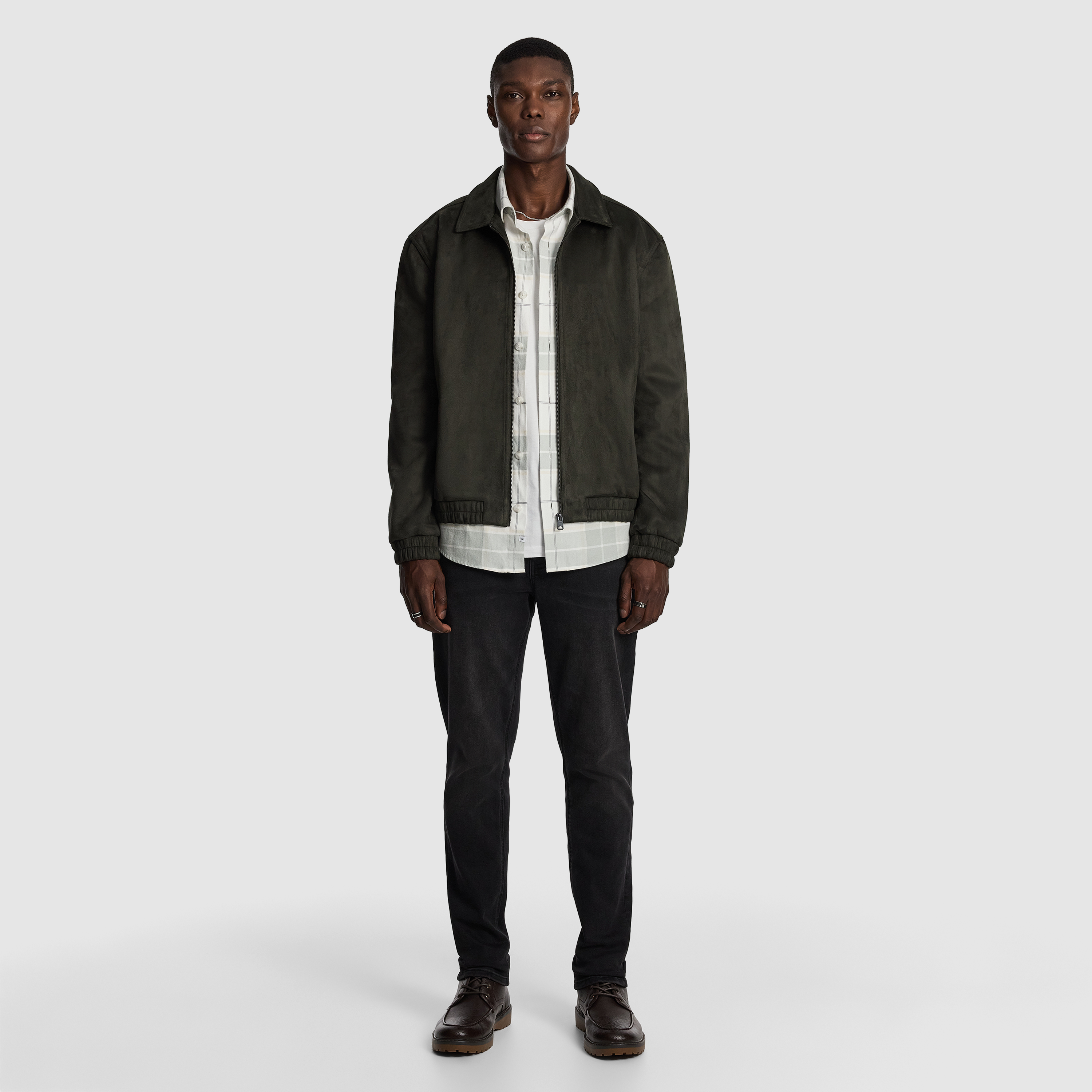 Stratton Faux Suede Jacket