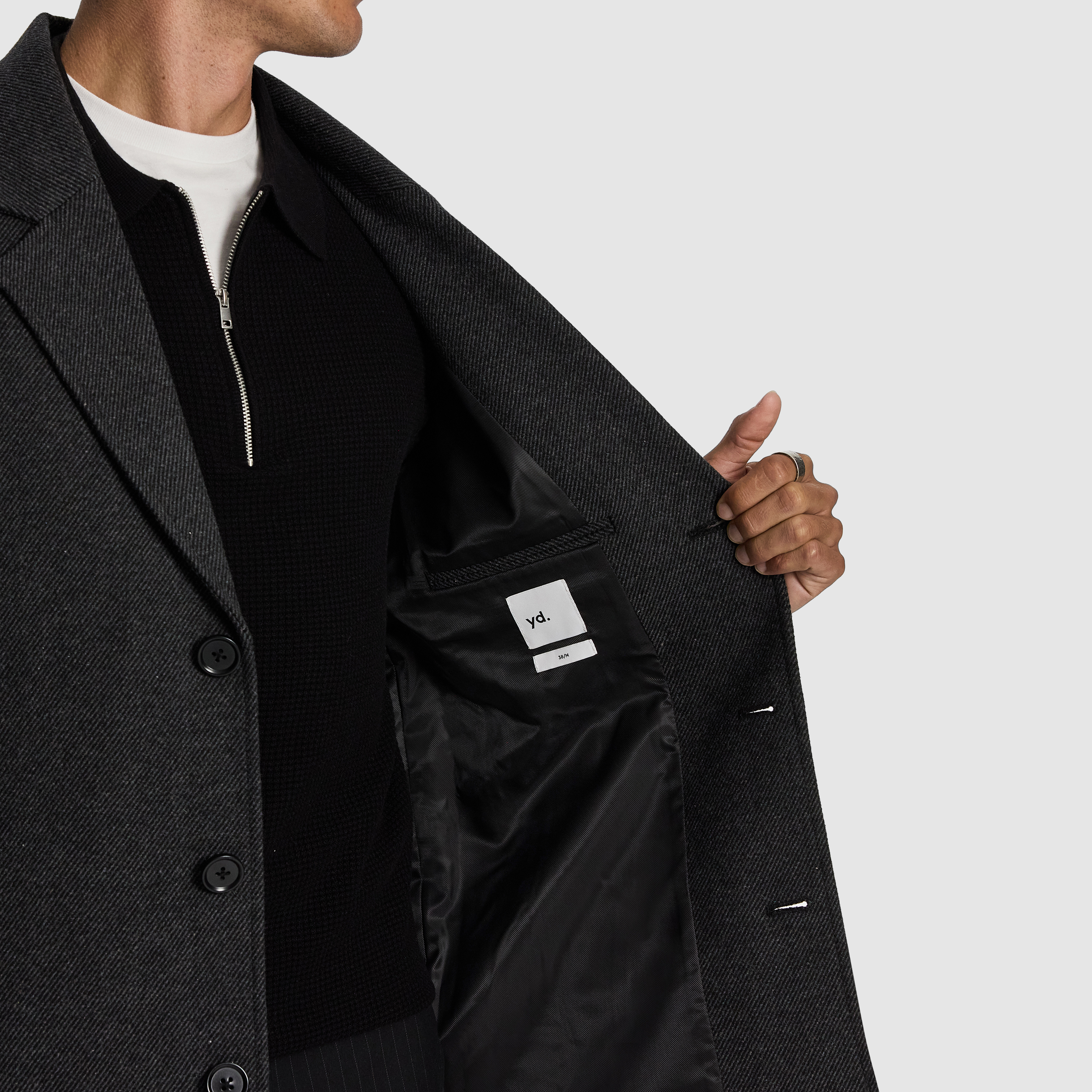 Charcoal Grayson Duster Coat